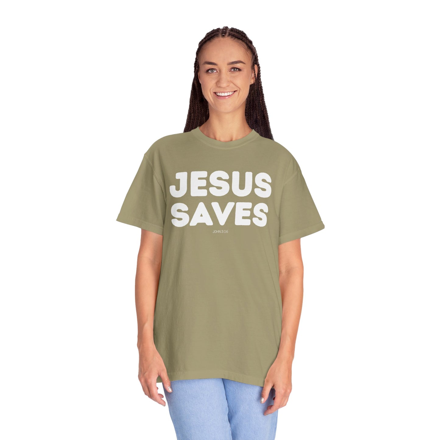 JESUS SAVES - Christian Unisex T-shirt -