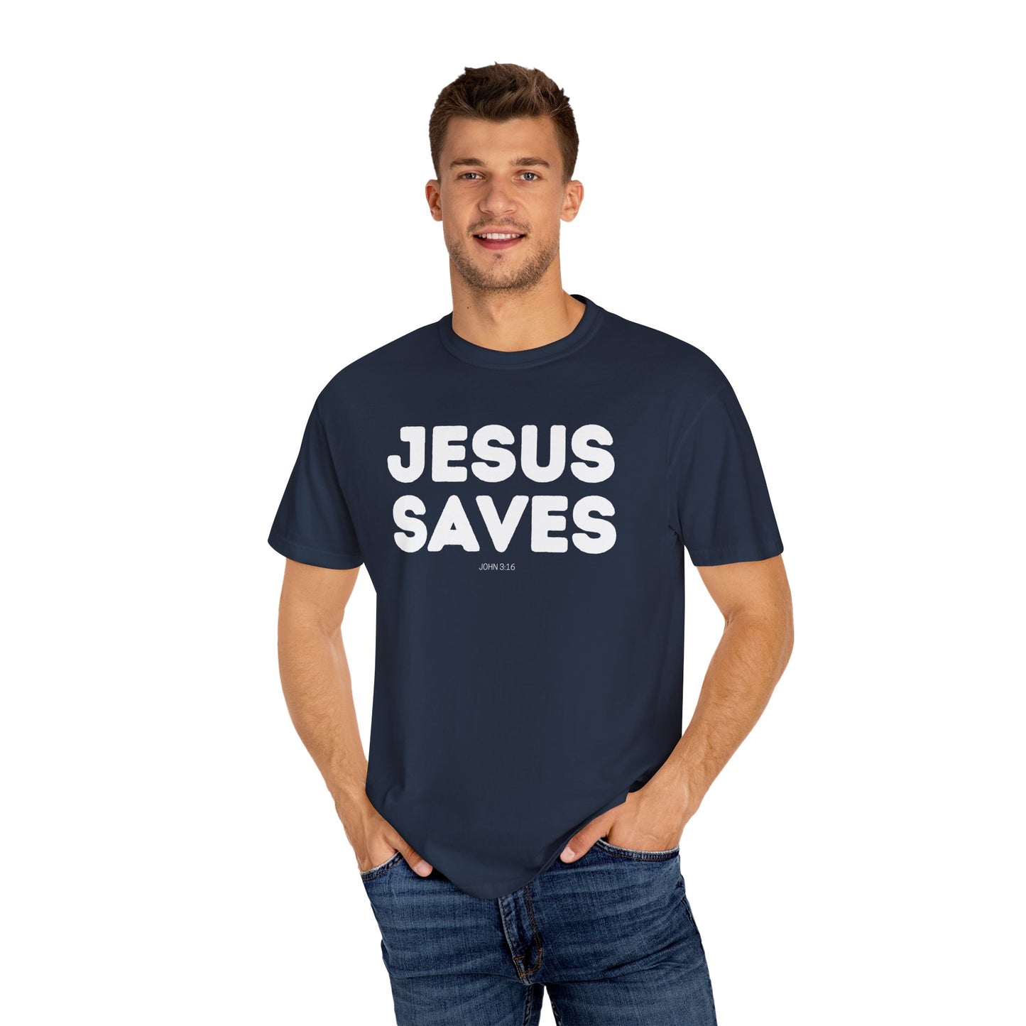 JESUS SAVES - Christian Unisex T-shirt -