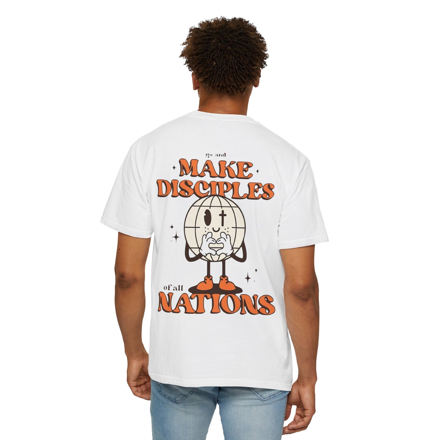 Go Make Disciples - Garment-Dyed Christian Tee