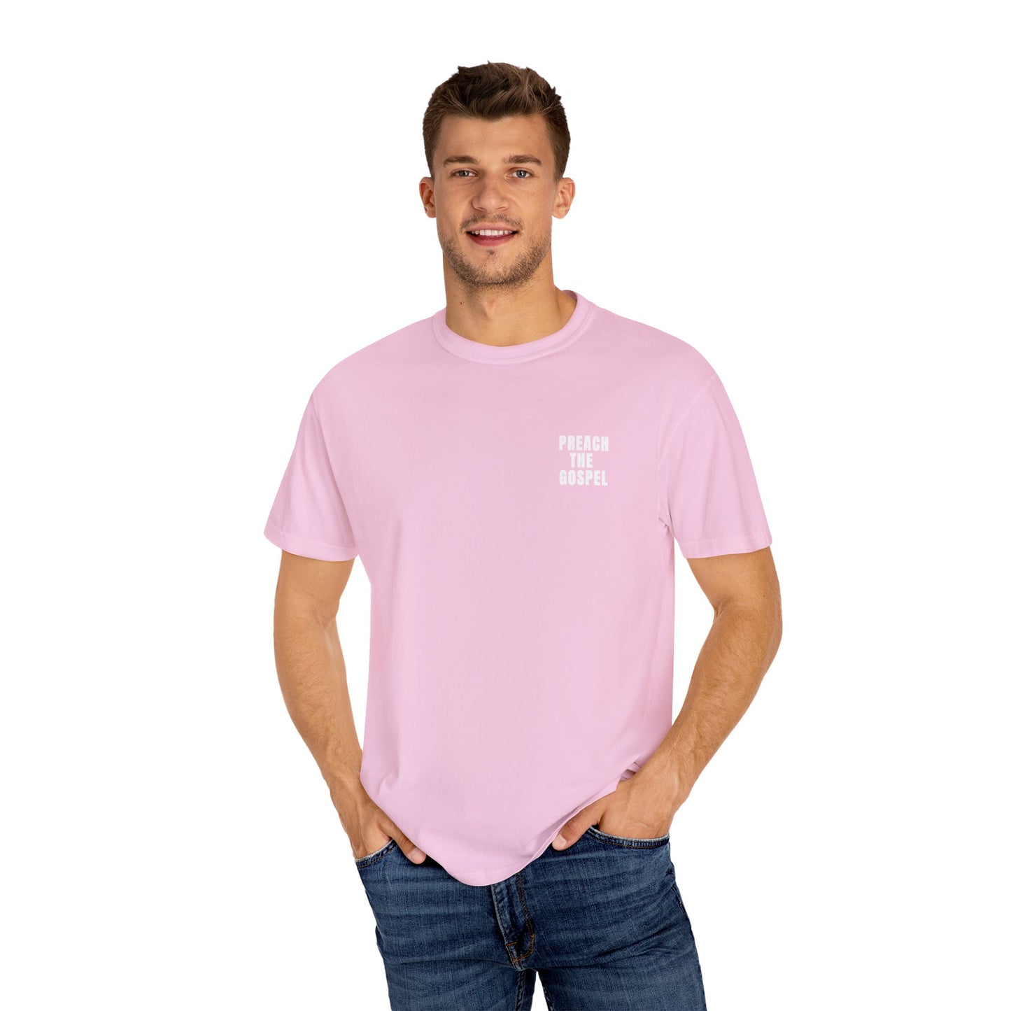 Preach the Gospel Conversation Piece Unisex Garment-Dyed