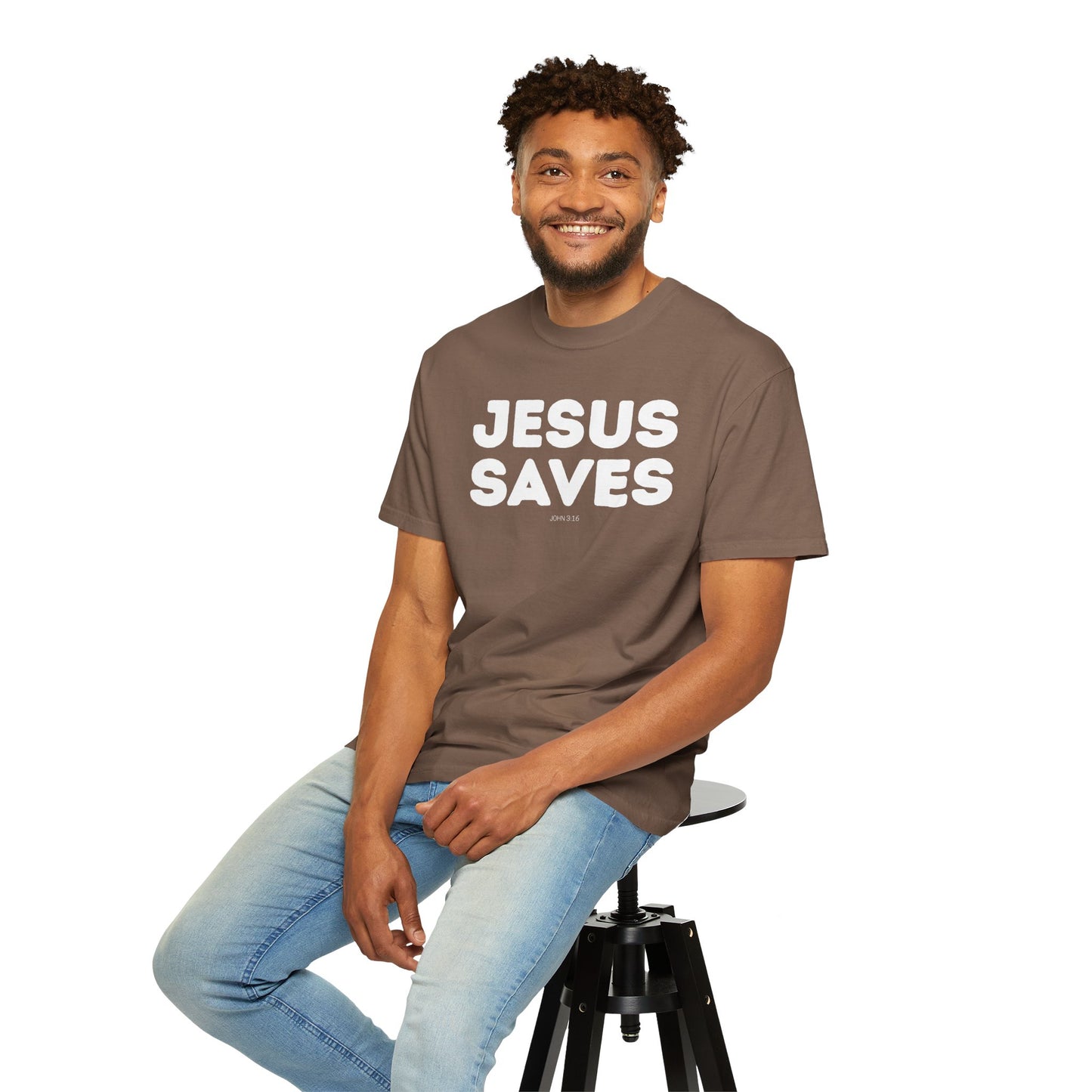 JESUS SAVES - Christian Unisex T-shirt -
