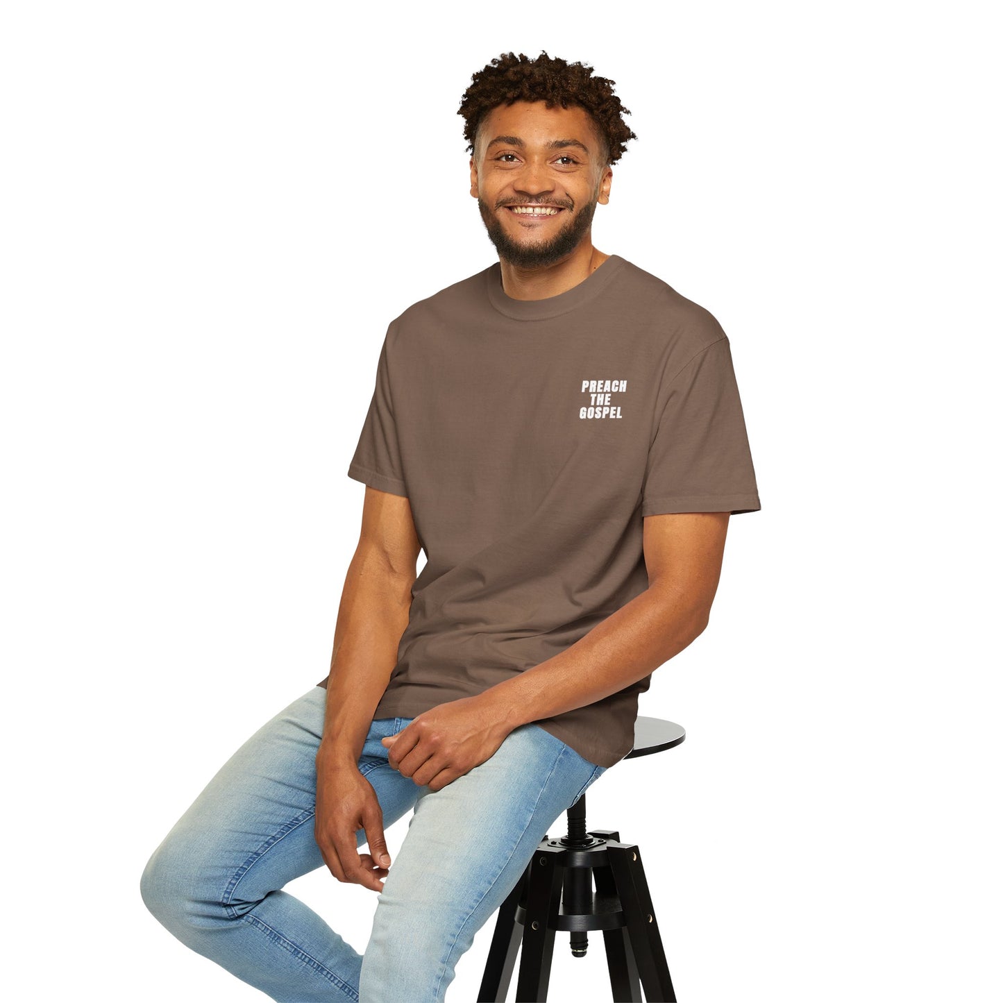 Preach the Gospel Conversation Piece Unisex Garment-Dyed