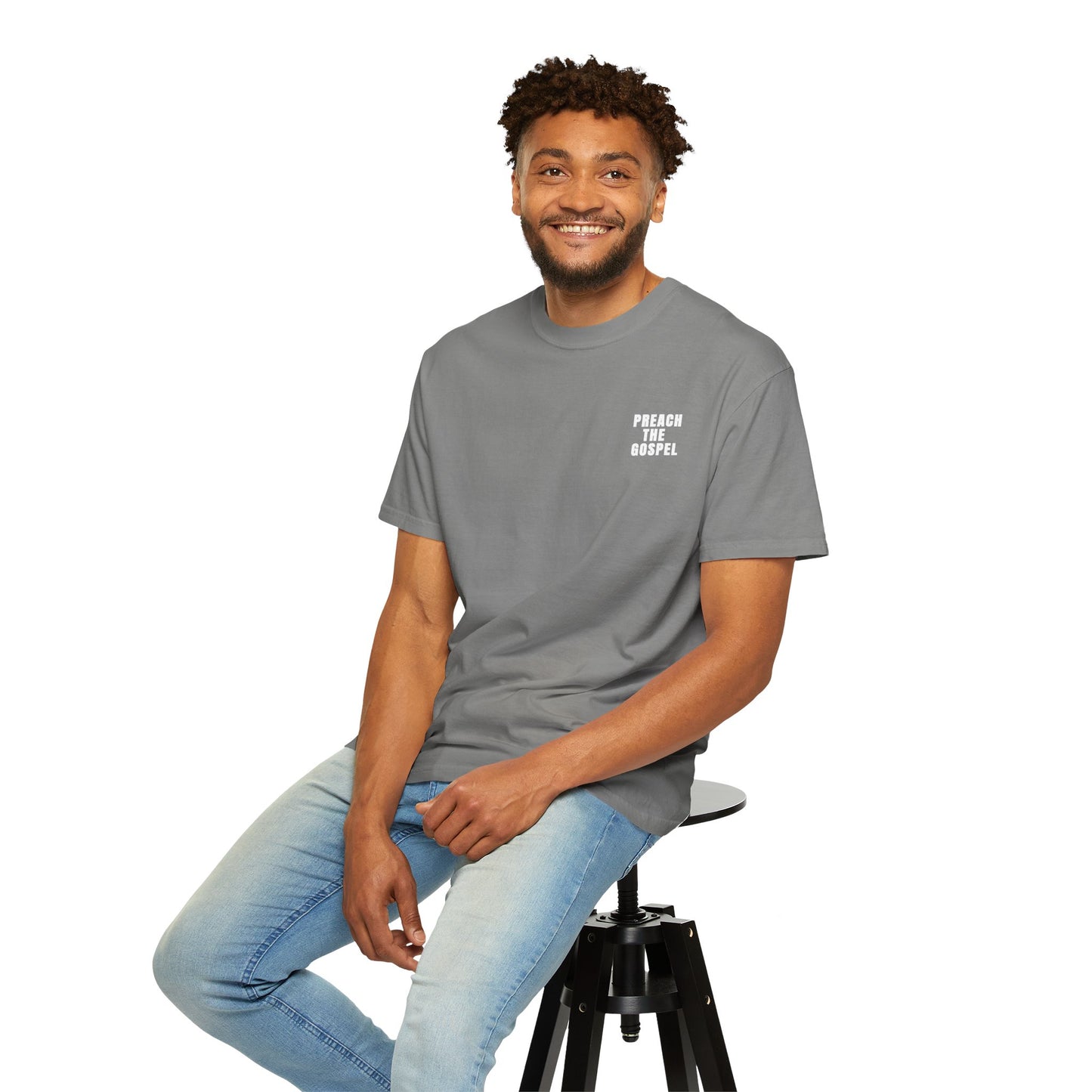 Preach the Gospel Conversation Piece Unisex Garment-Dyed