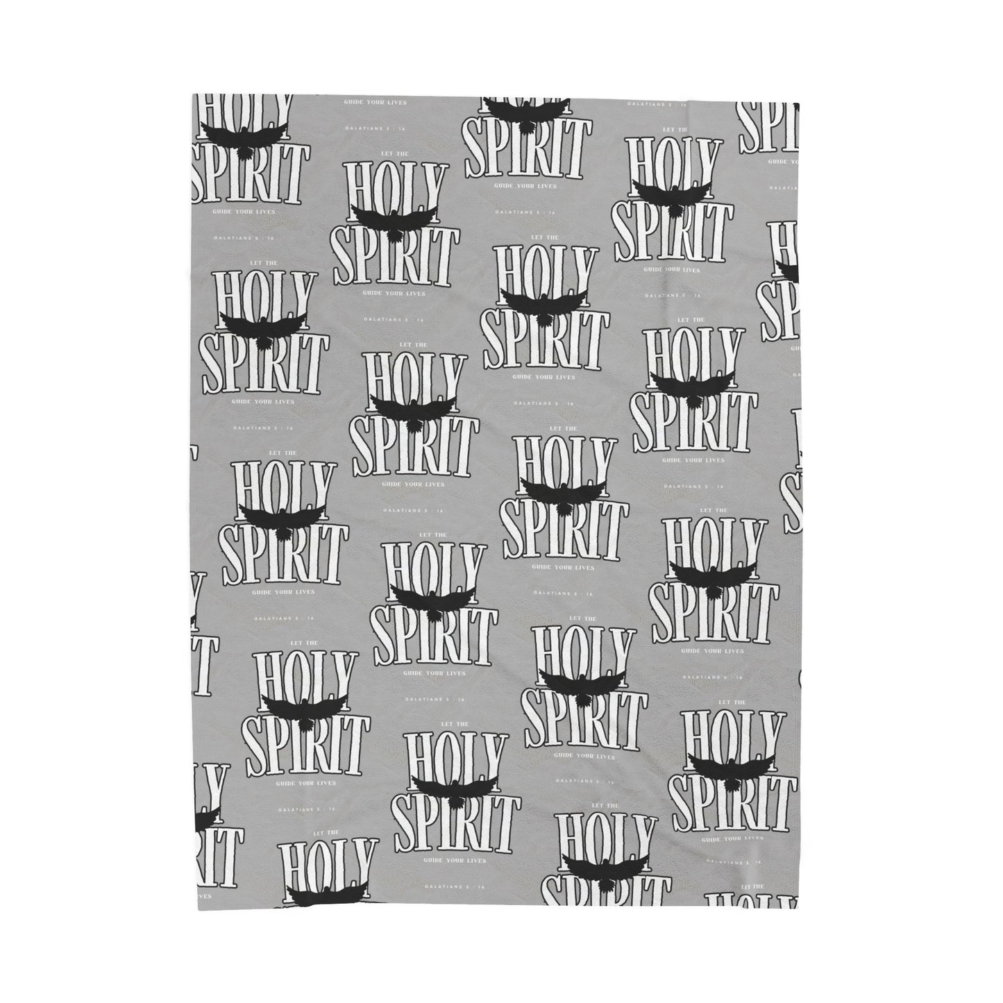 Holy Spirit Velveteen Plush Blanket