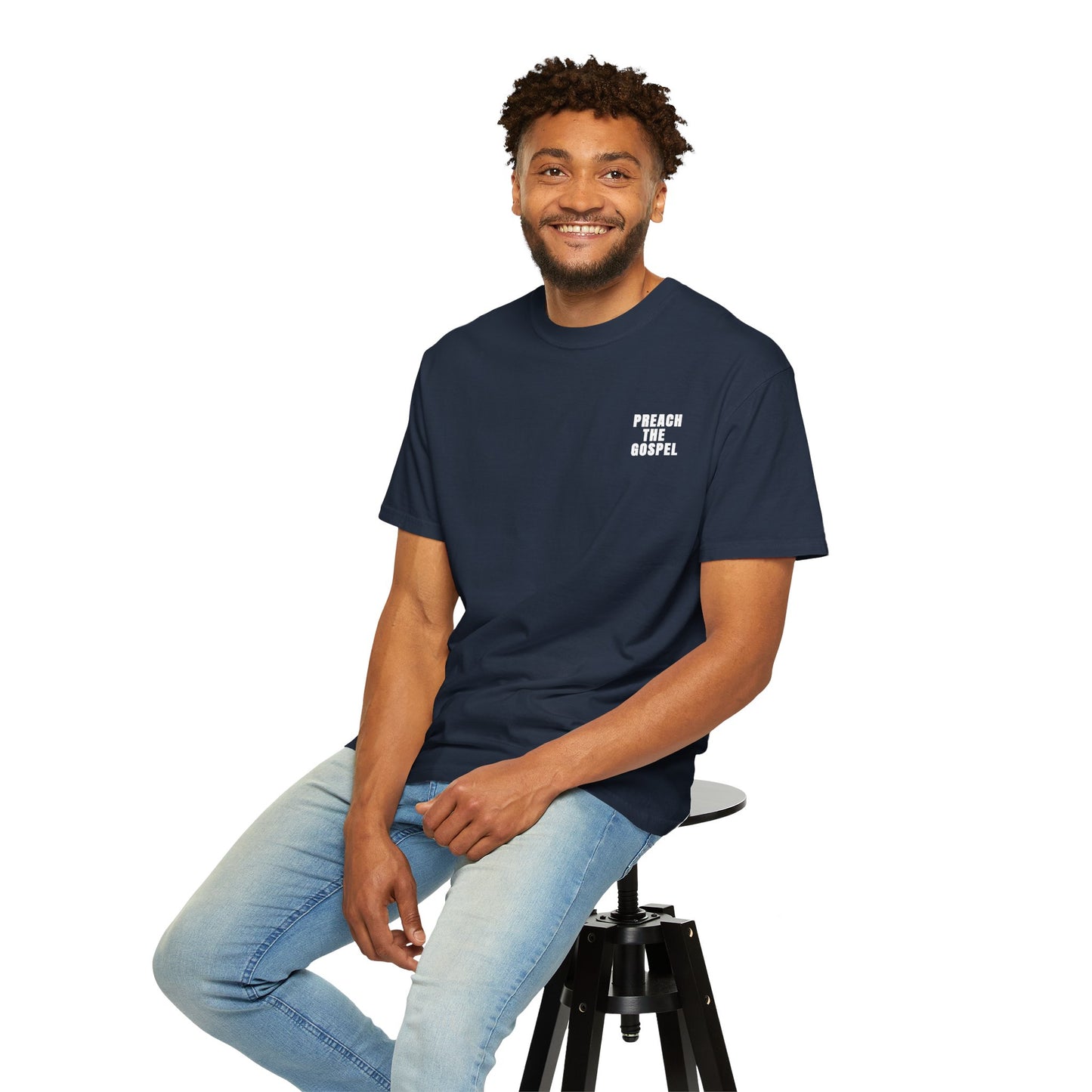 Preach the Gospel Conversation Piece Unisex Garment-Dyed