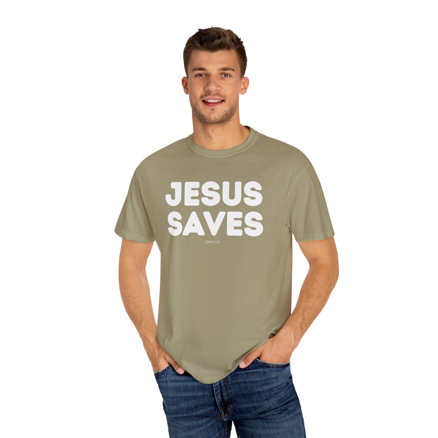JESUS SAVES - Christian Unisex T-shirt -
