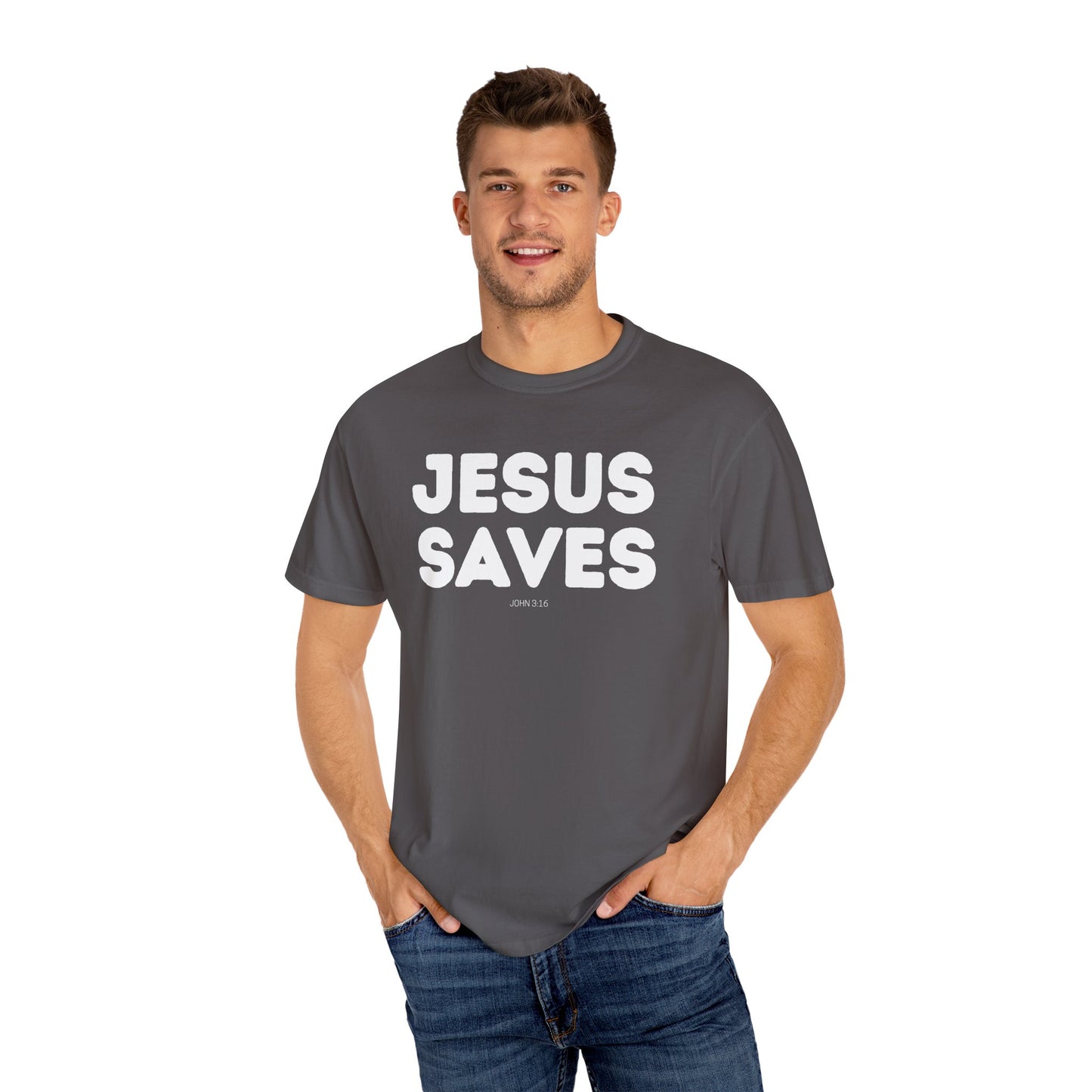 JESUS SAVES - Christian Unisex T-shirt -