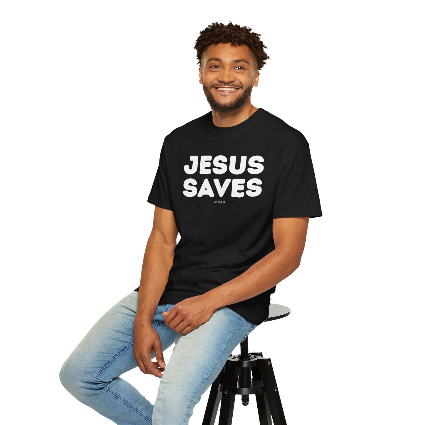 JESUS SAVES - Christian Unisex T-shirt -