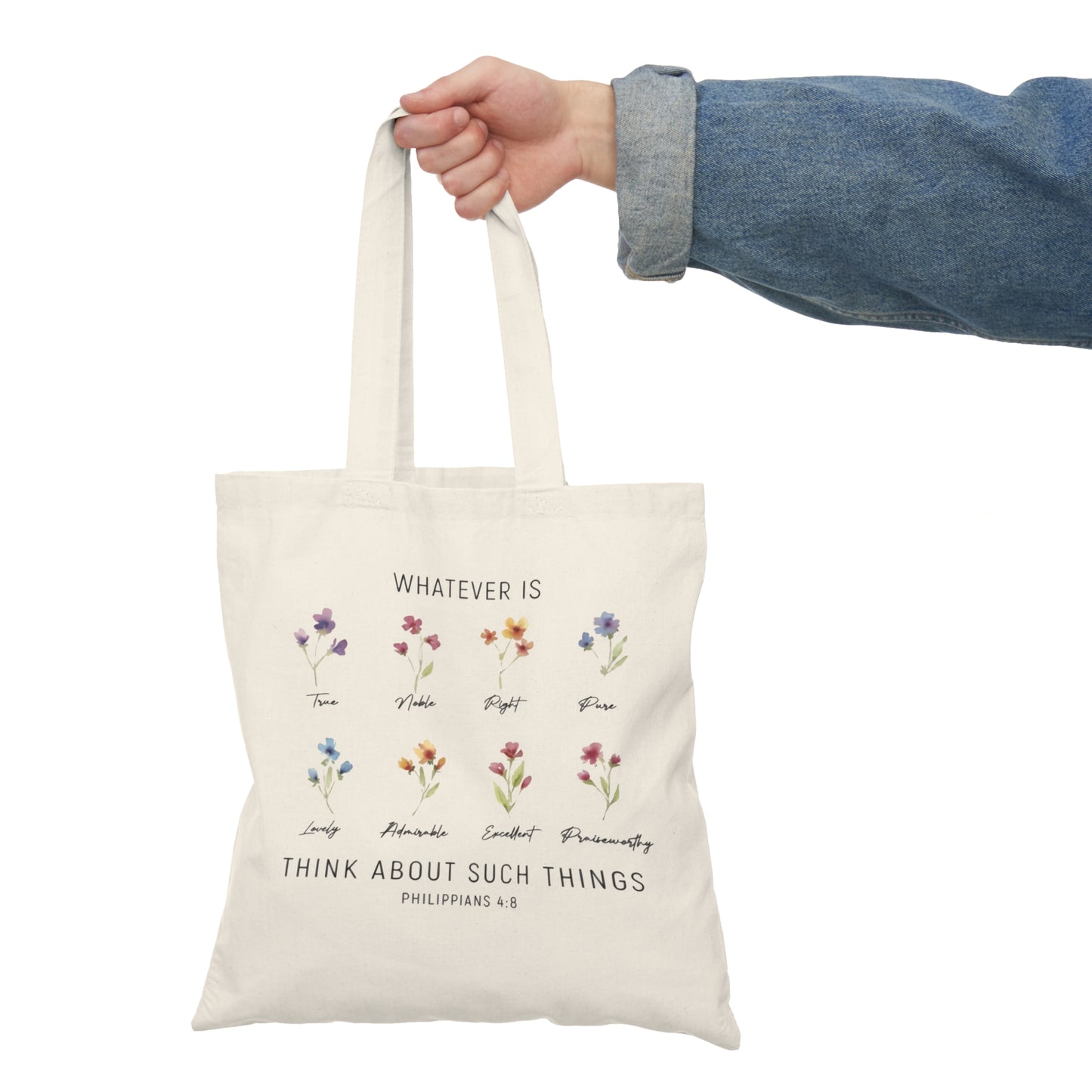 PHILIPPIANS 4:8 - Tote Bag
