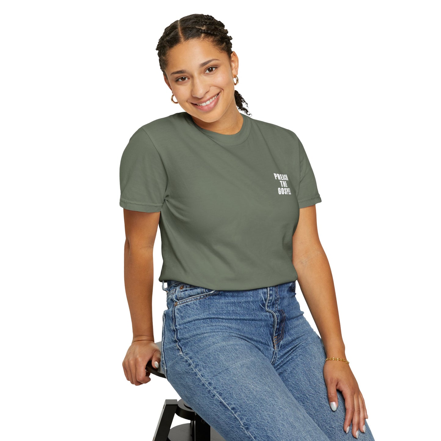 Preach the Gospel Conversation Piece Unisex Garment-Dyed