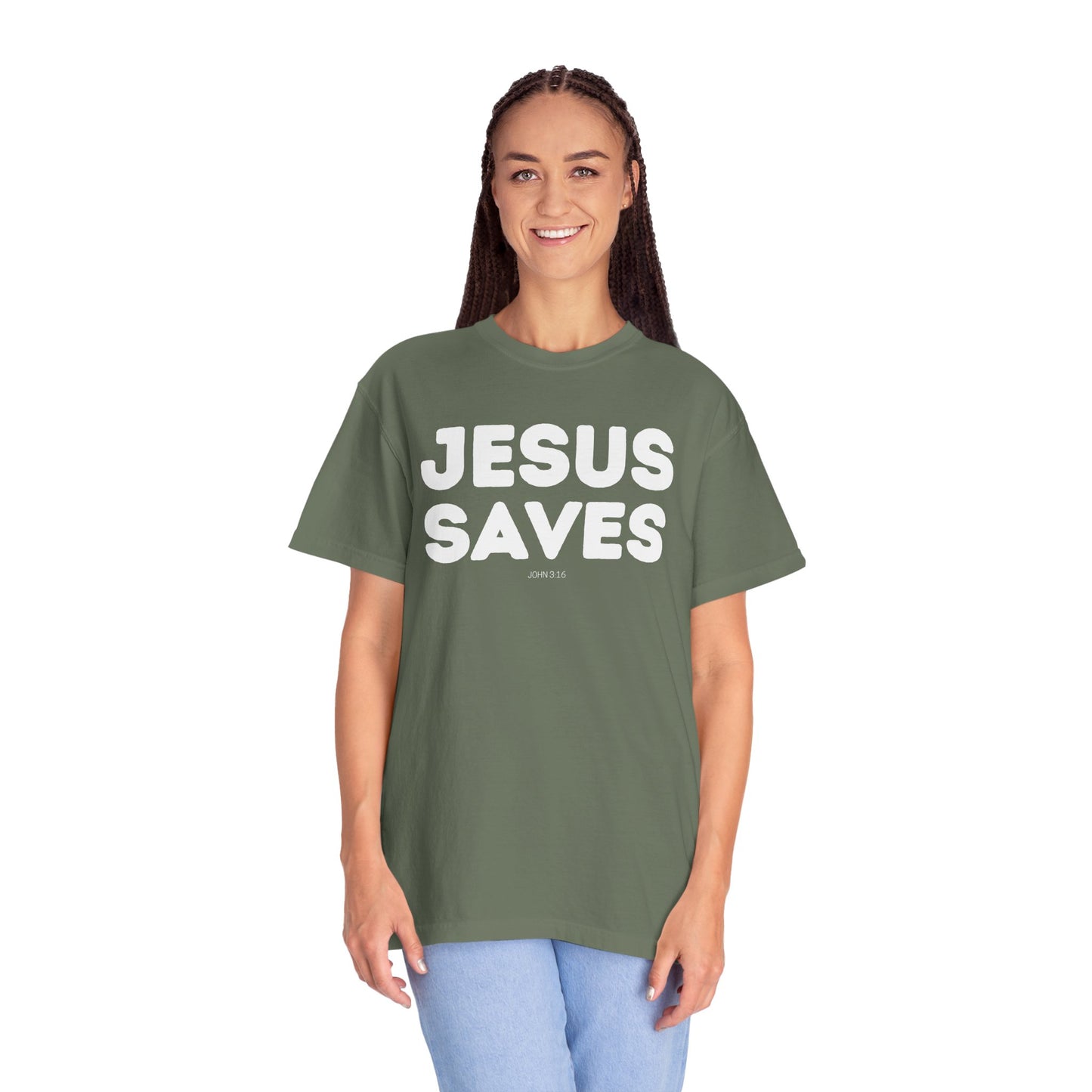 JESUS SAVES - Christian Unisex T-shirt -