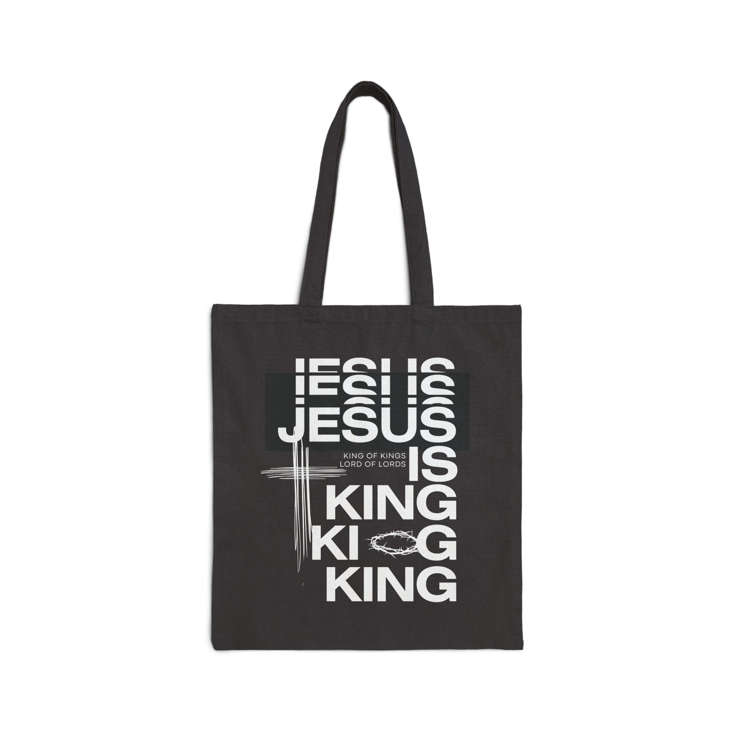 Jesus is King Tote Bag
