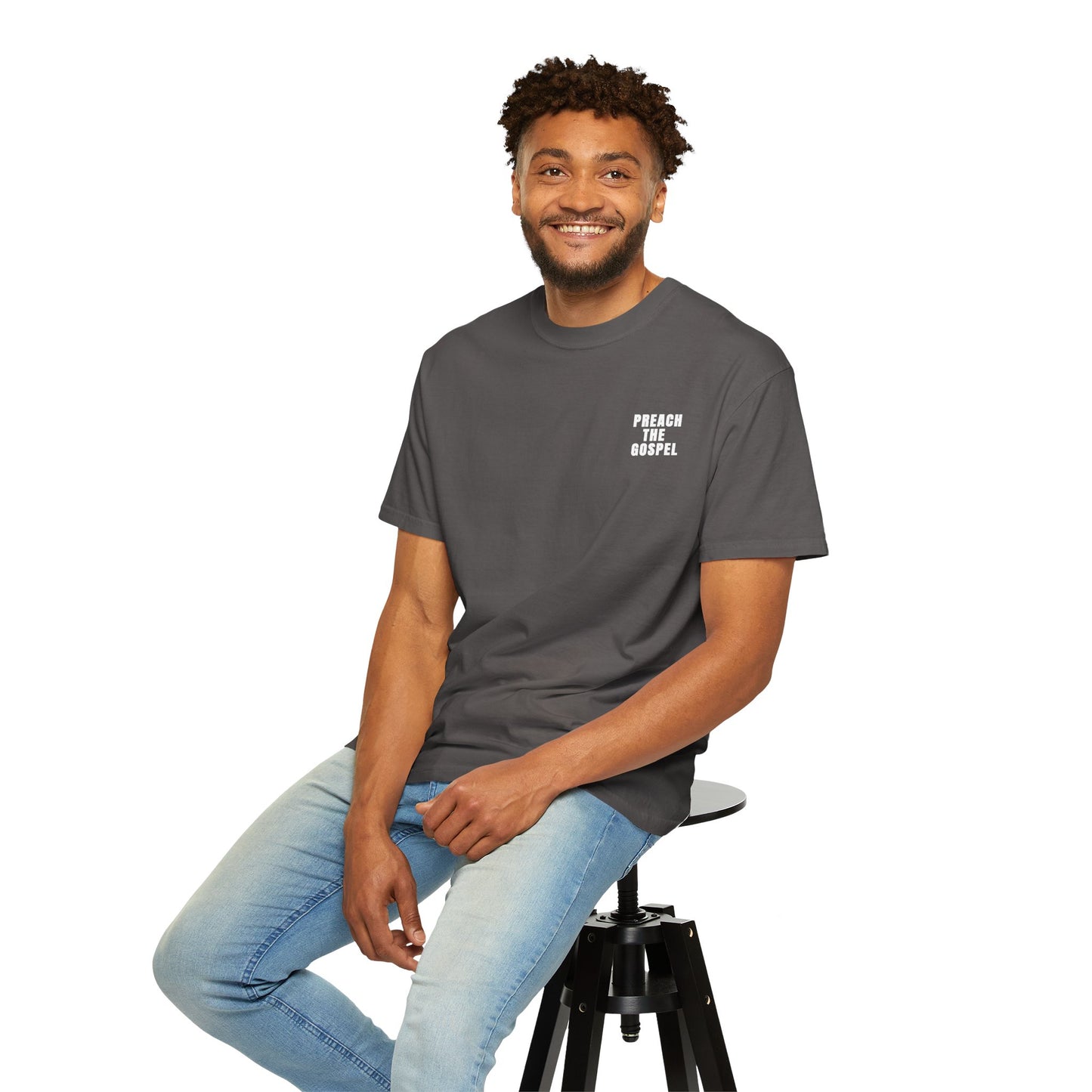 Preach the Gospel Conversation Piece Unisex Garment-Dyed