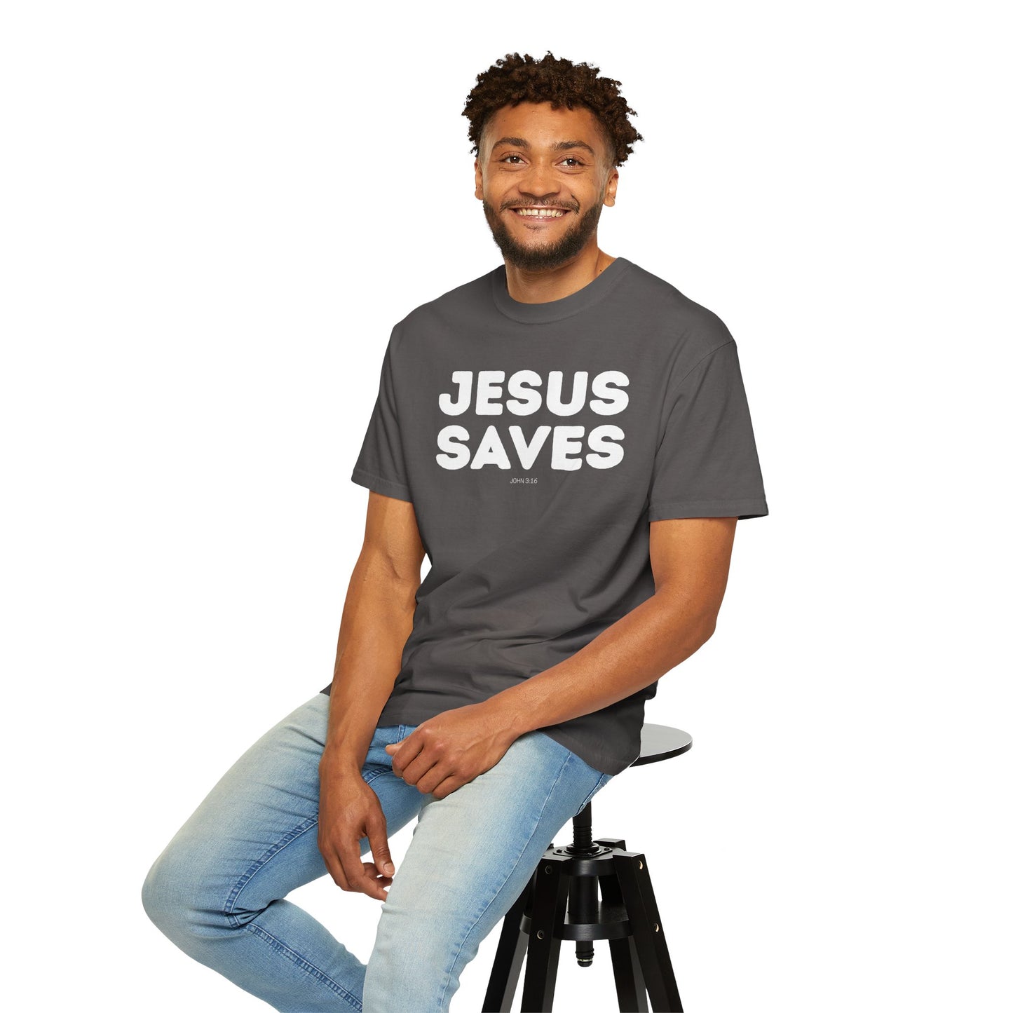 JESUS SAVES - Christian Unisex T-shirt -