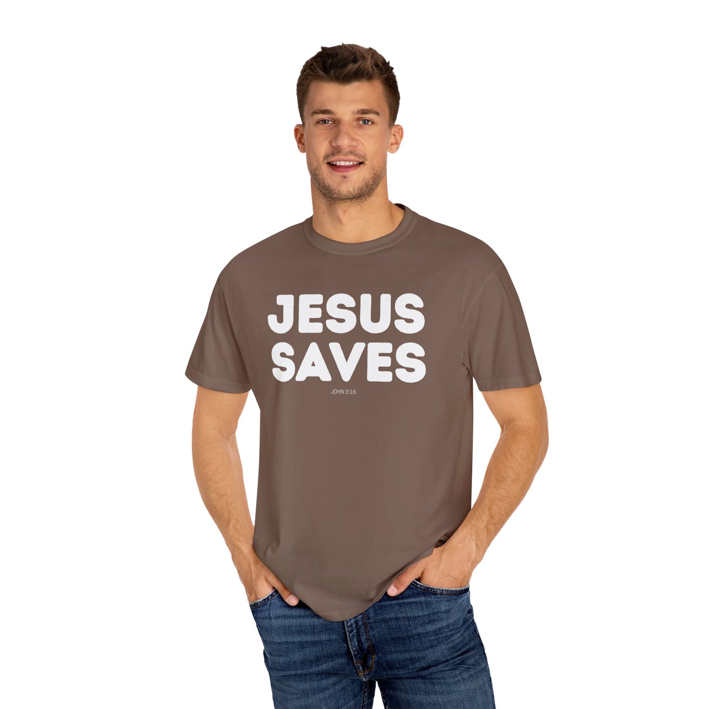 JESUS SAVES - Christian Unisex T-shirt -