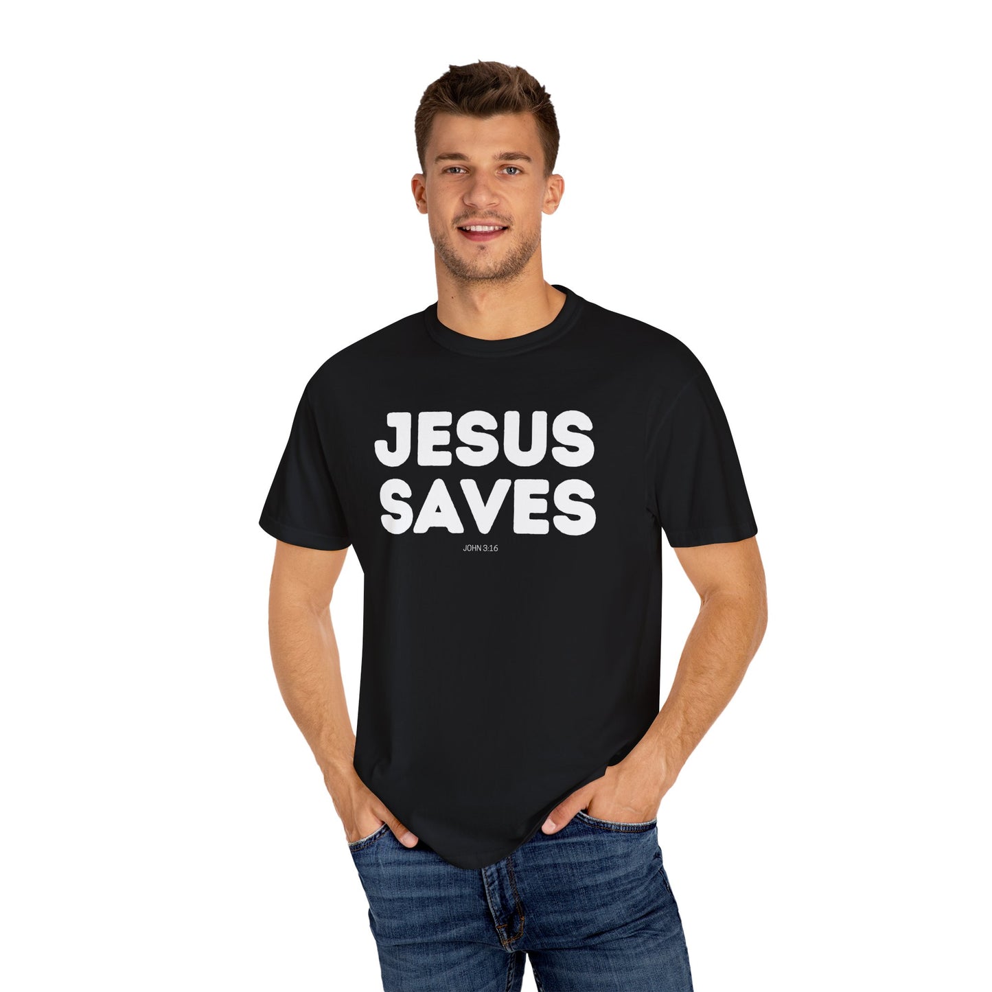 JESUS SAVES - Christian Unisex T-shirt -