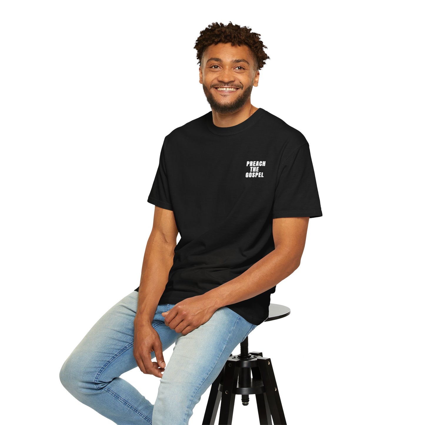 Preach the Gospel Conversation Piece Unisex Garment-Dyed