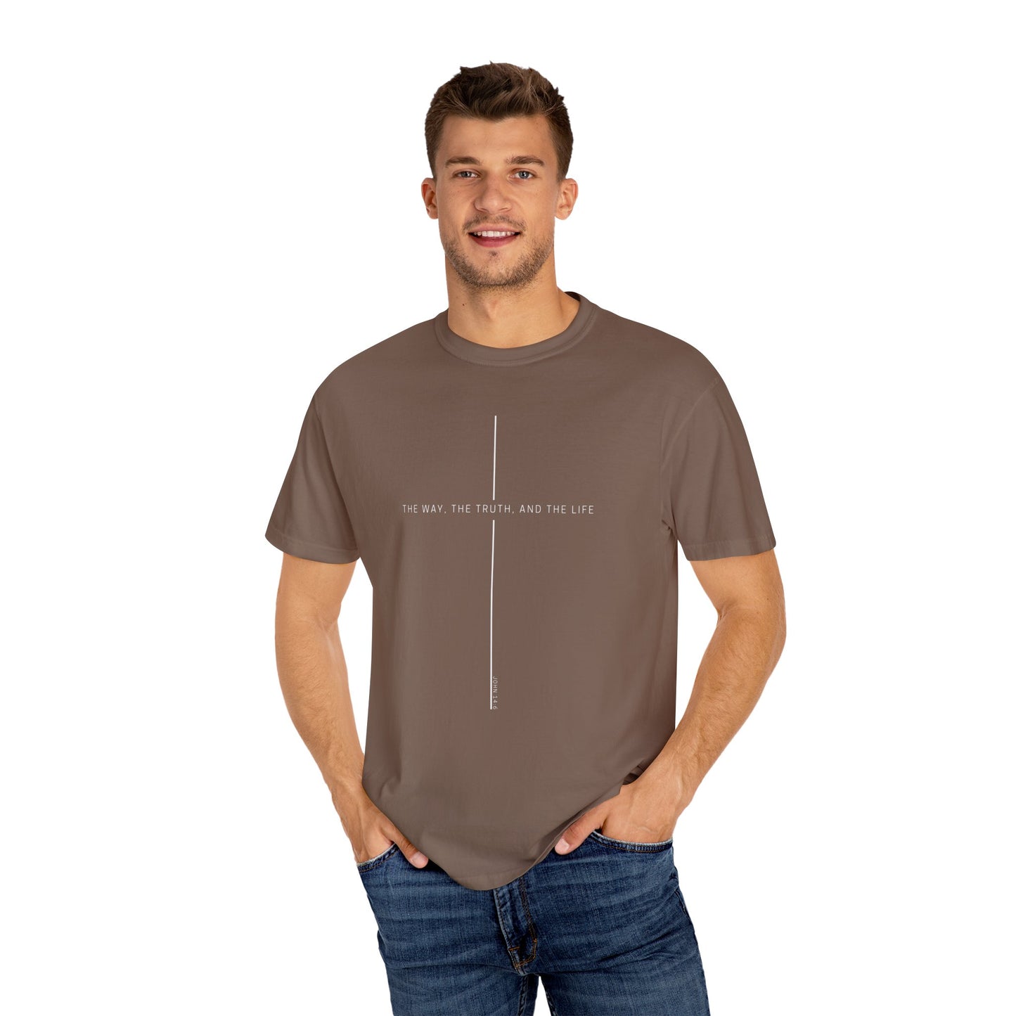 THE WAY, THE TRUTH, THE LIFE. COMFORT TEE