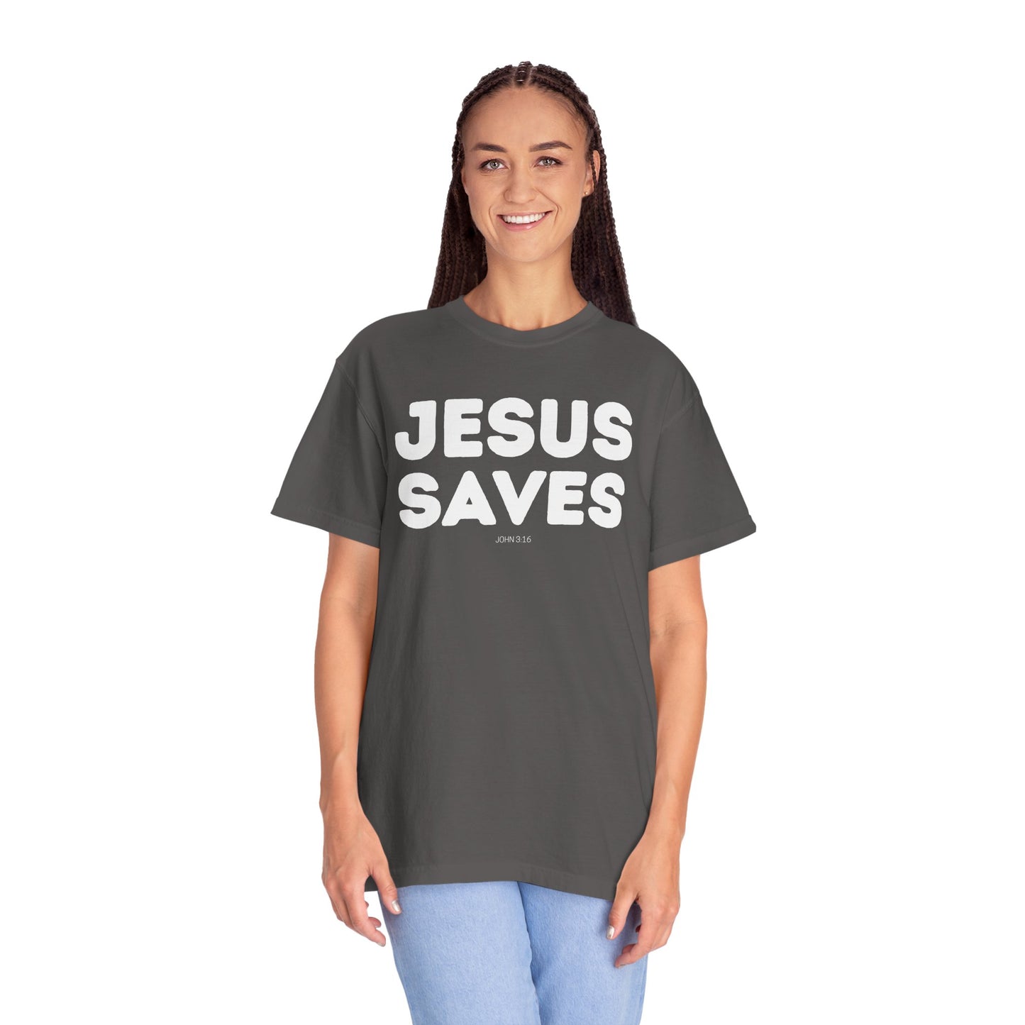 JESUS SAVES - Christian Unisex T-shirt -