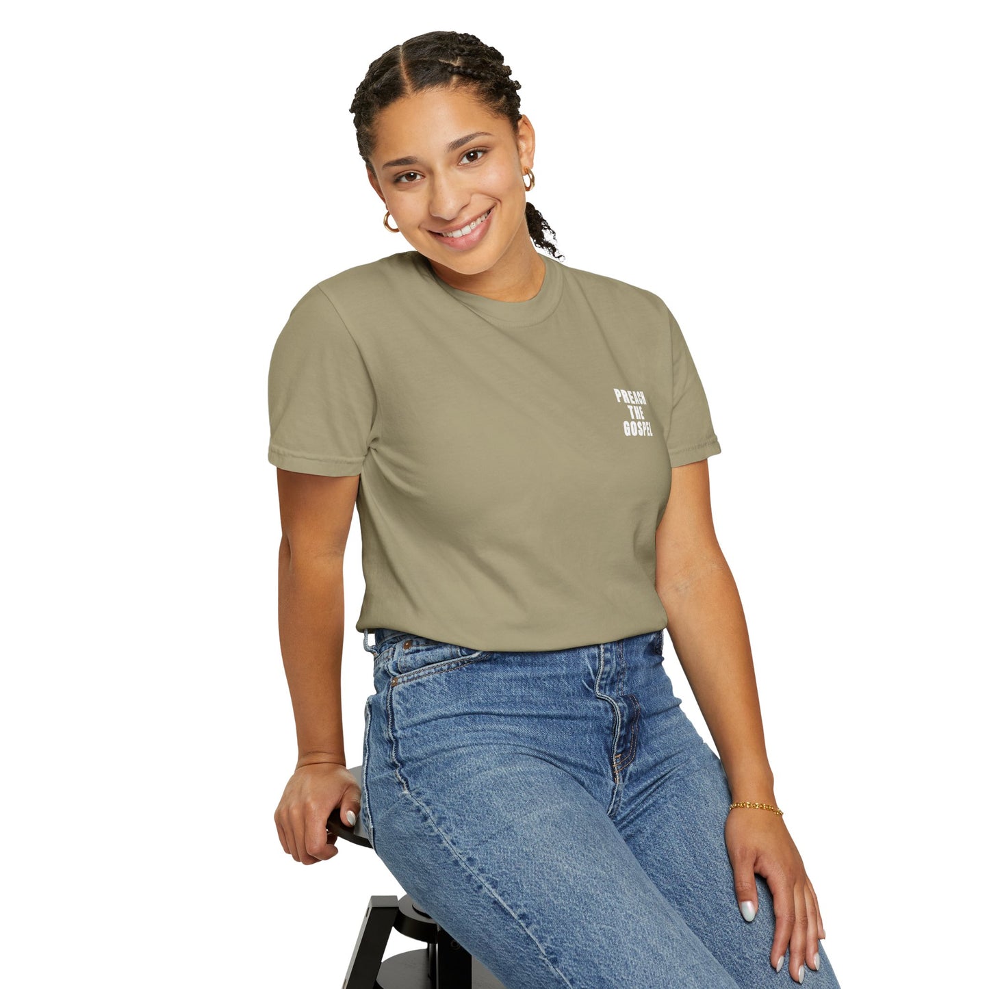 Preach the Gospel Conversation Piece Unisex Garment-Dyed