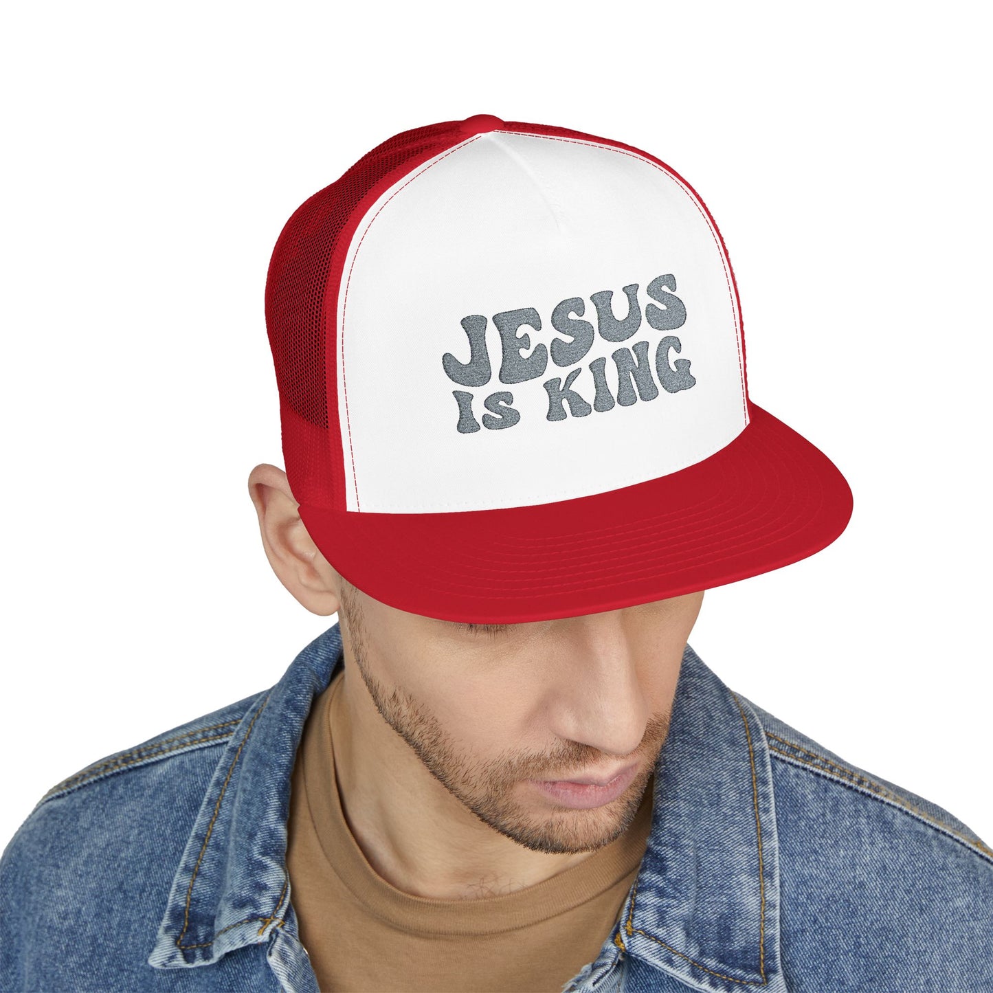 Jesus Is King Trucker Cap