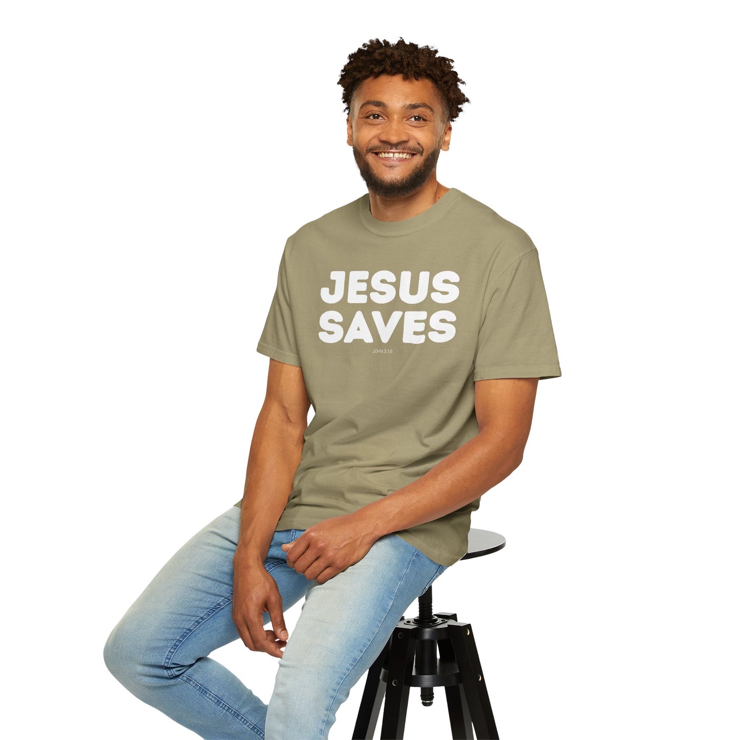 JESUS SAVES - Christian Unisex T-shirt -