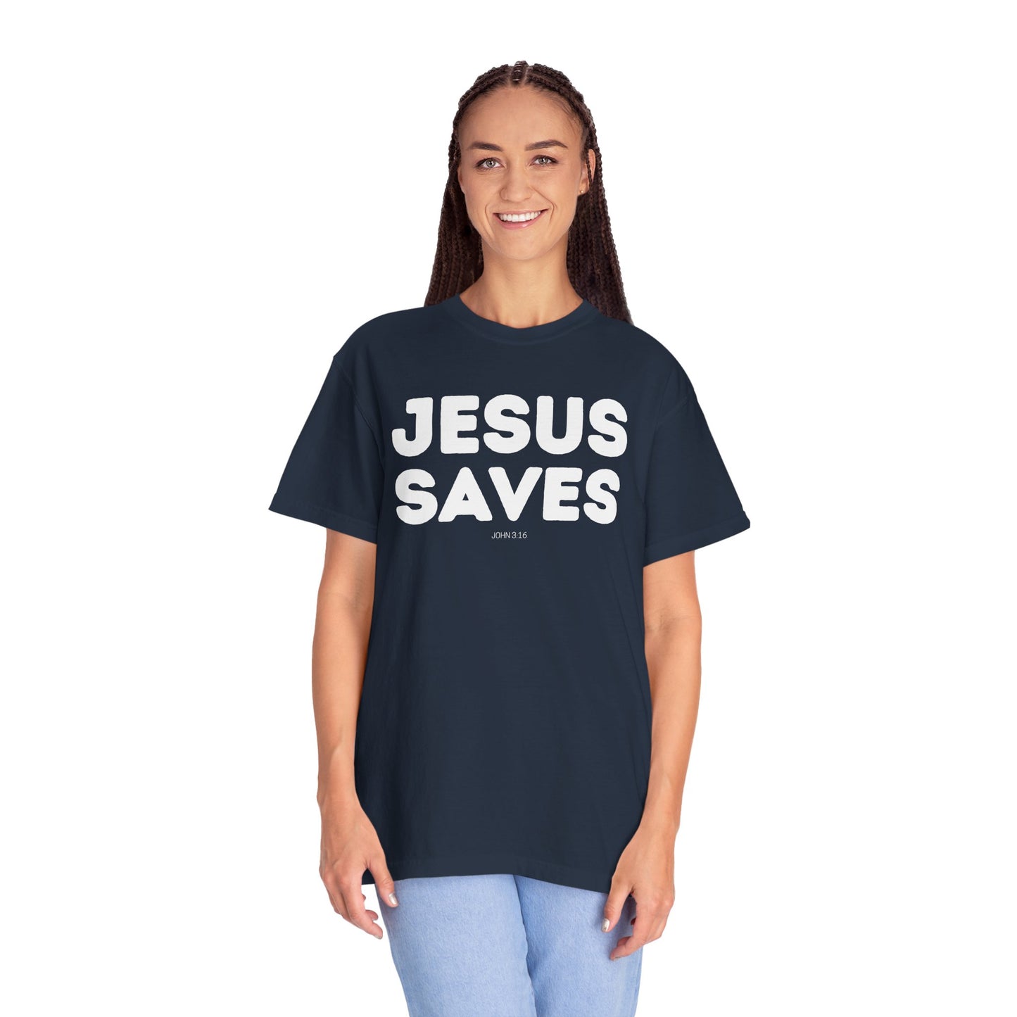 JESUS SAVES - Christian Unisex T-shirt -