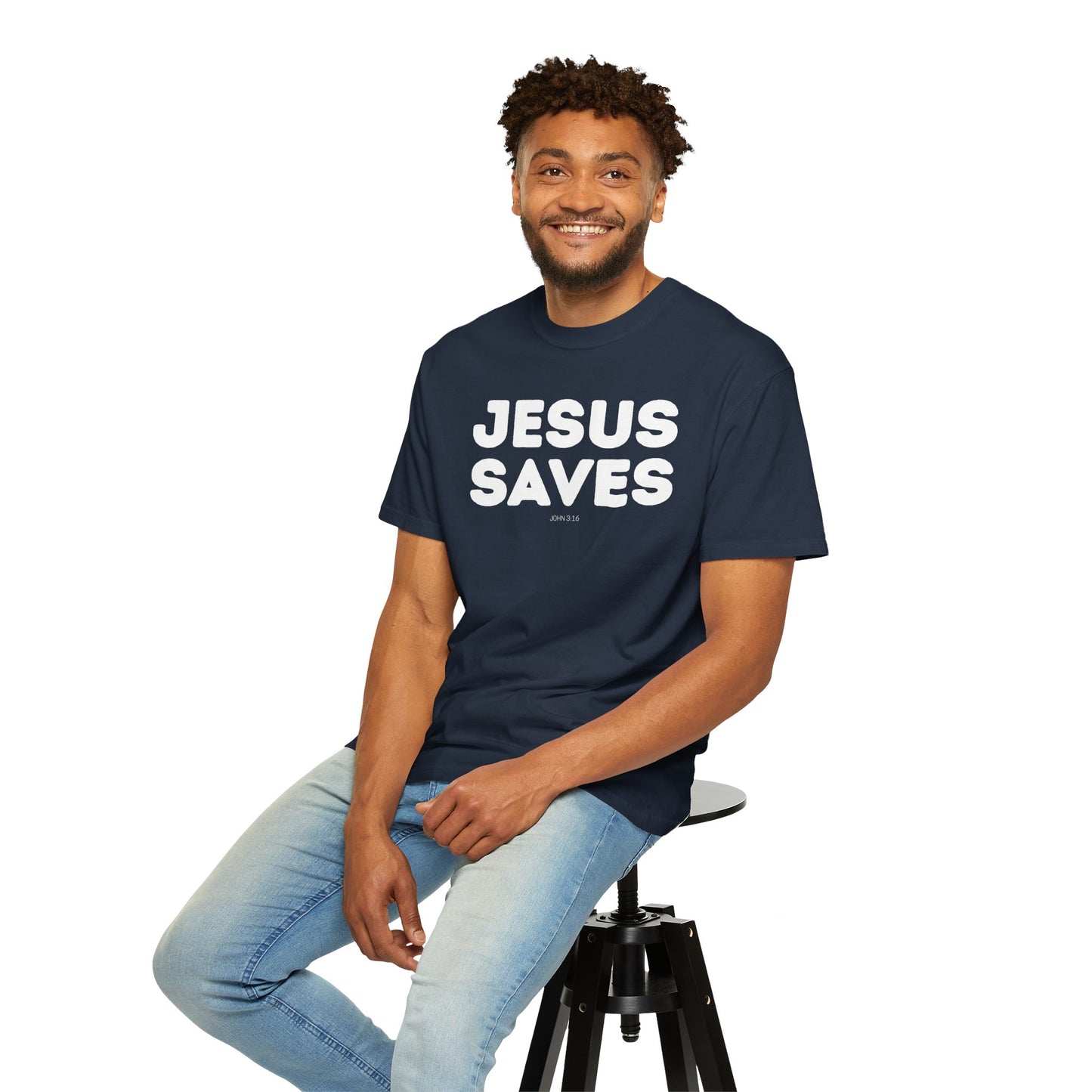 JESUS SAVES - Christian Unisex T-shirt -