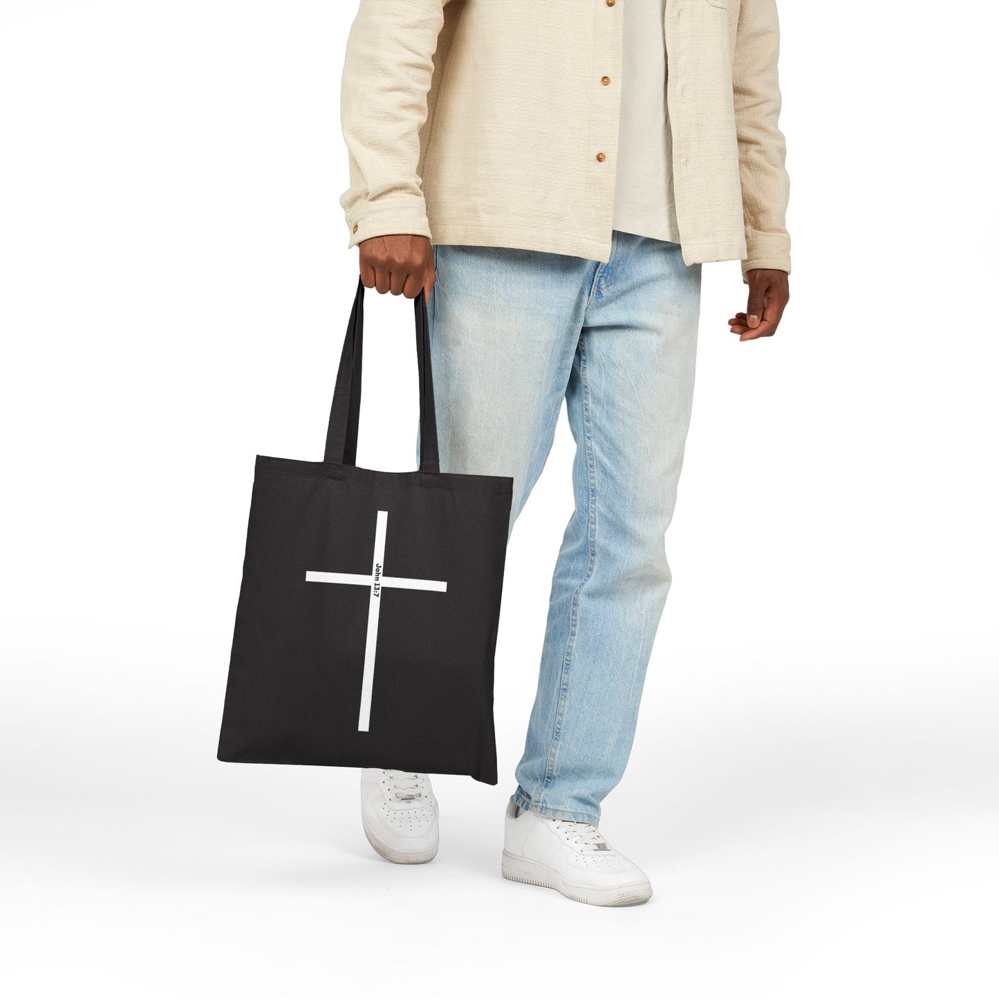Jesus is King Tote Bag