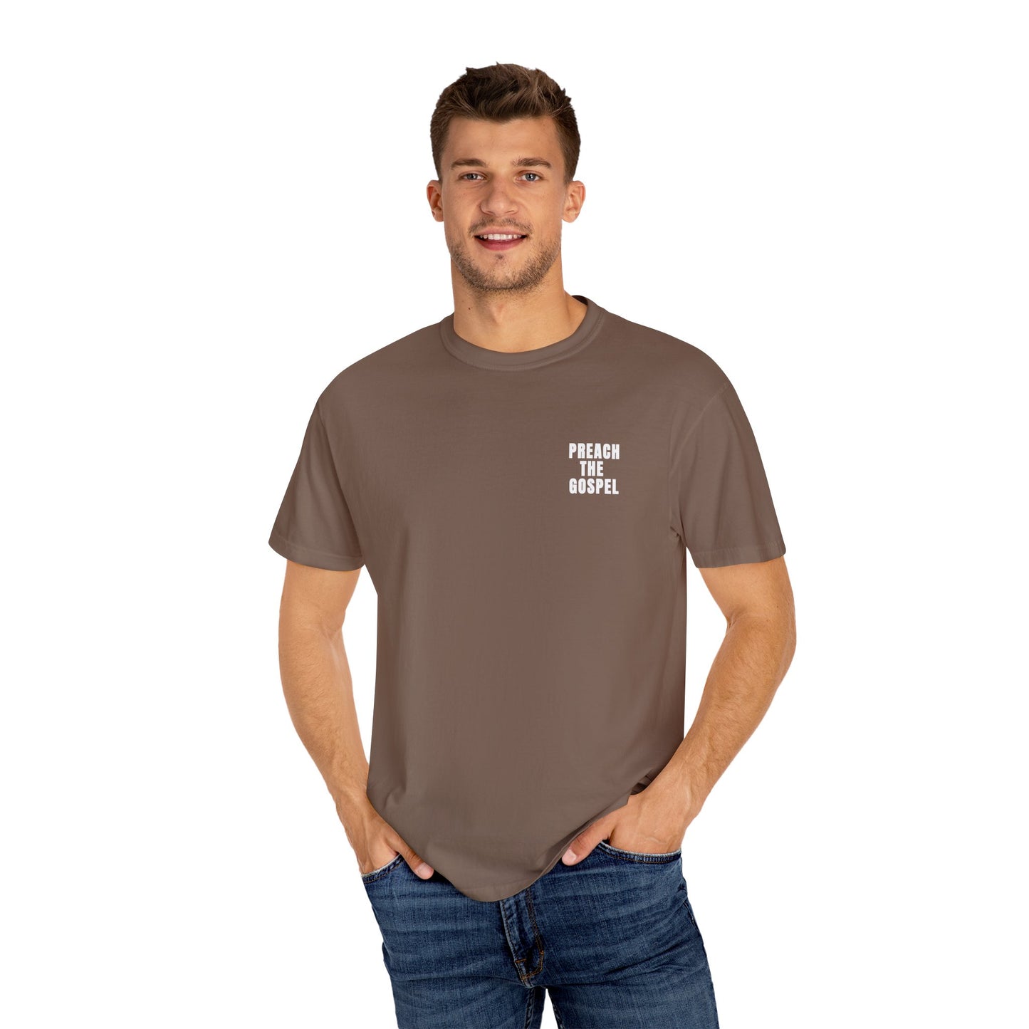 Preach the Gospel Conversation Piece Unisex Garment-Dyed