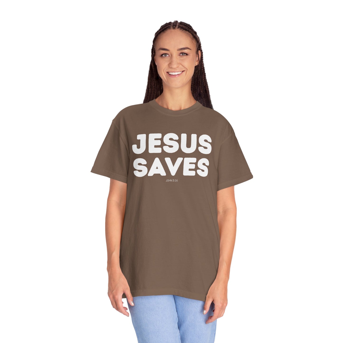 JESUS SAVES - Christian Unisex T-shirt -