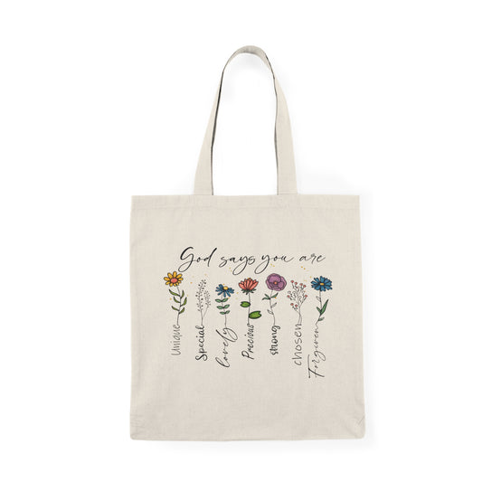 GOD SAYS YOU ARE - Tote Bag