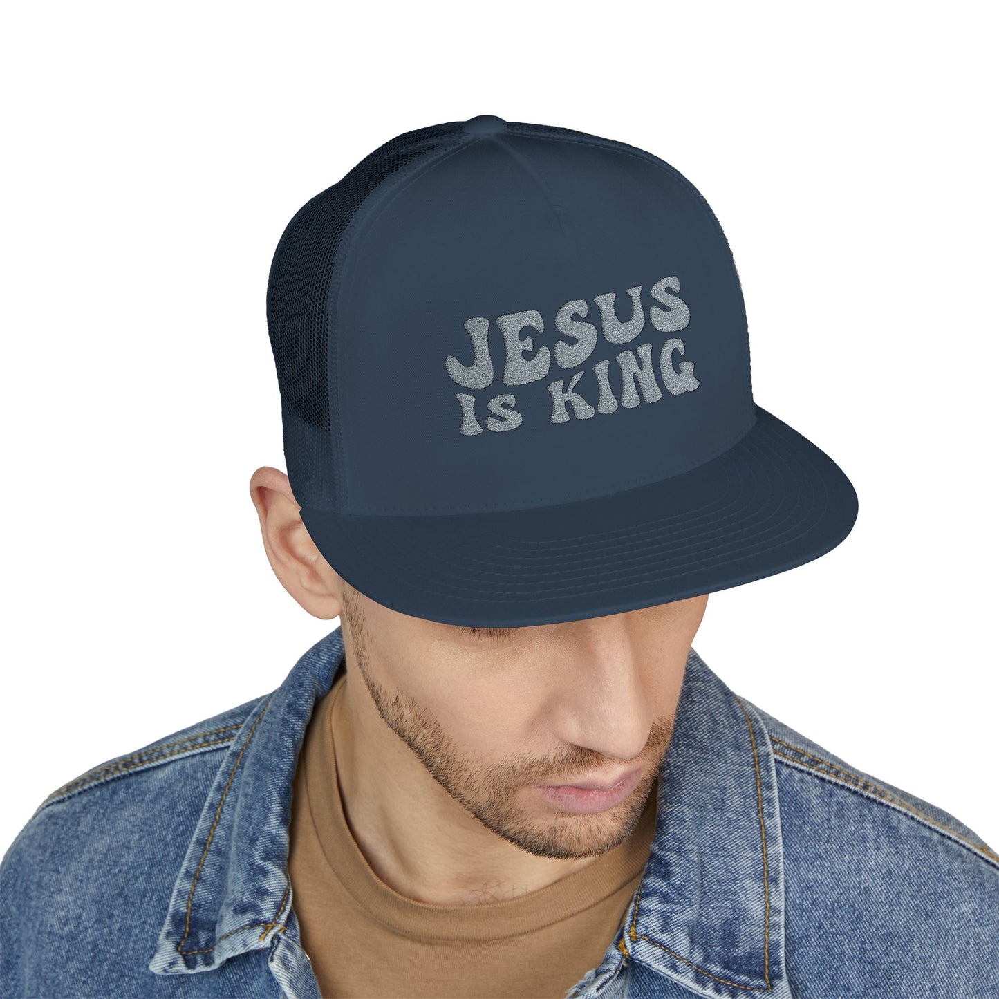 Jesus Is King Trucker Cap
