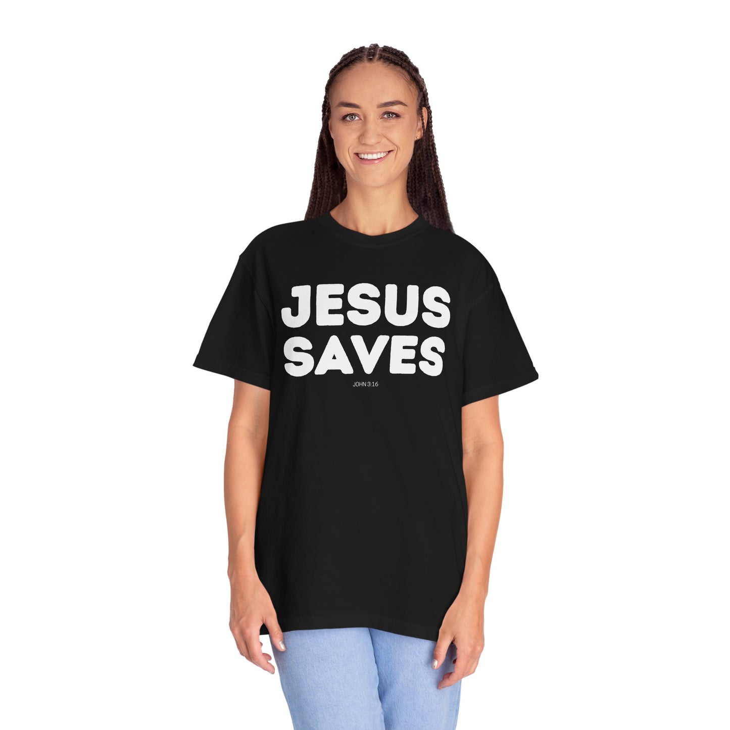 JESUS SAVES - Christian Unisex T-shirt -