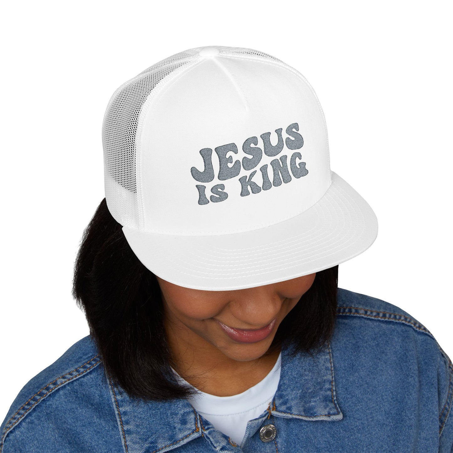 Jesus Is King Trucker Cap