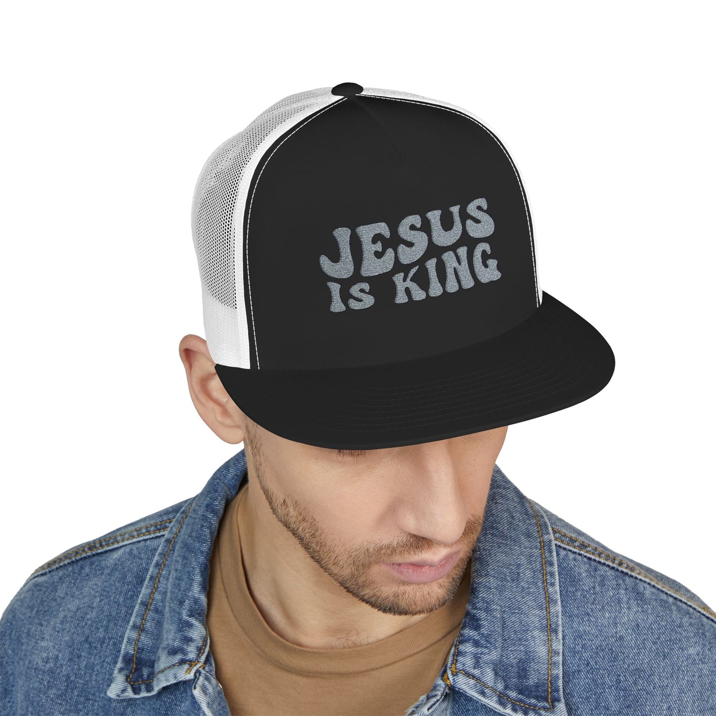 Jesus Is King Trucker Cap