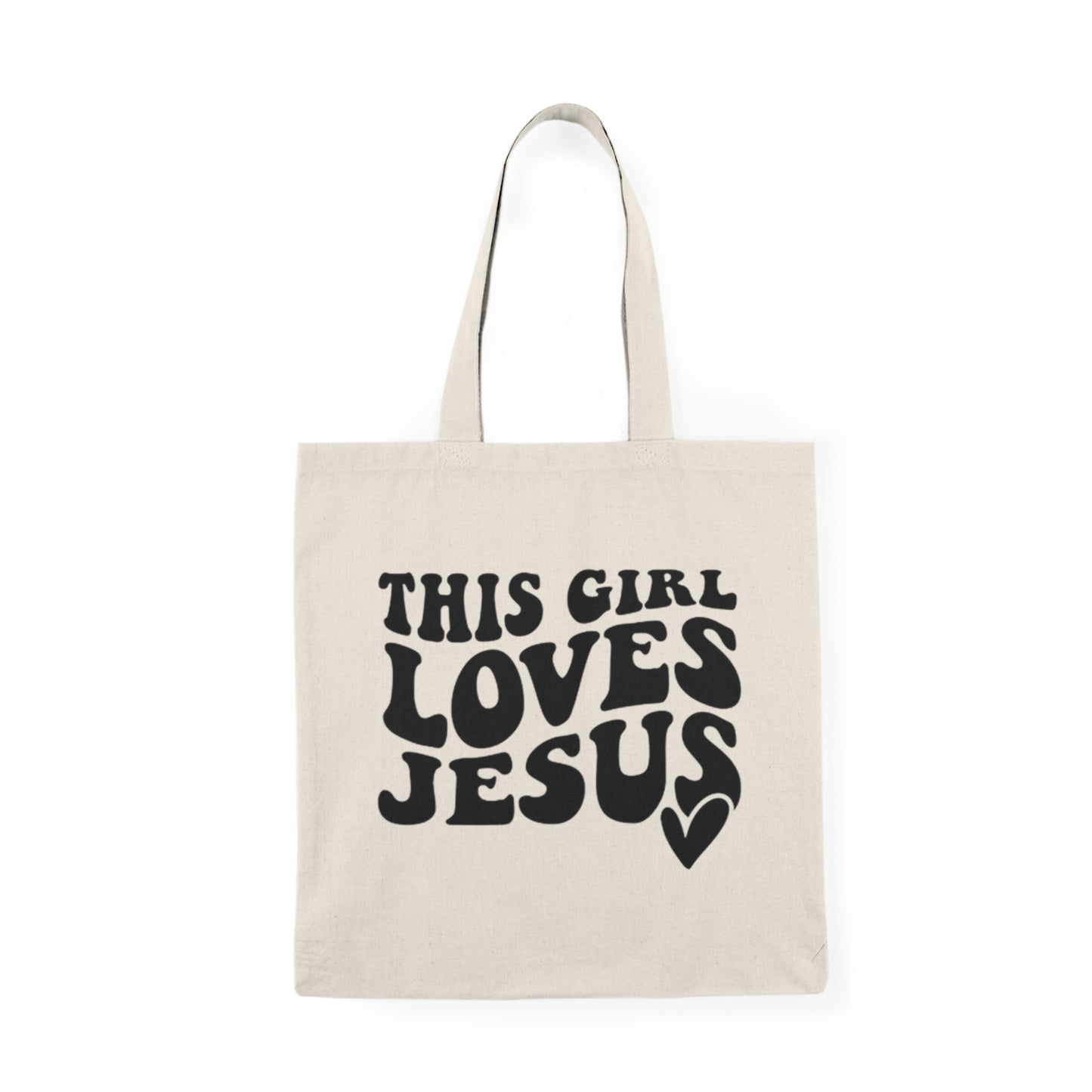THIS GIRL LOVES JESUS - Tote Bag