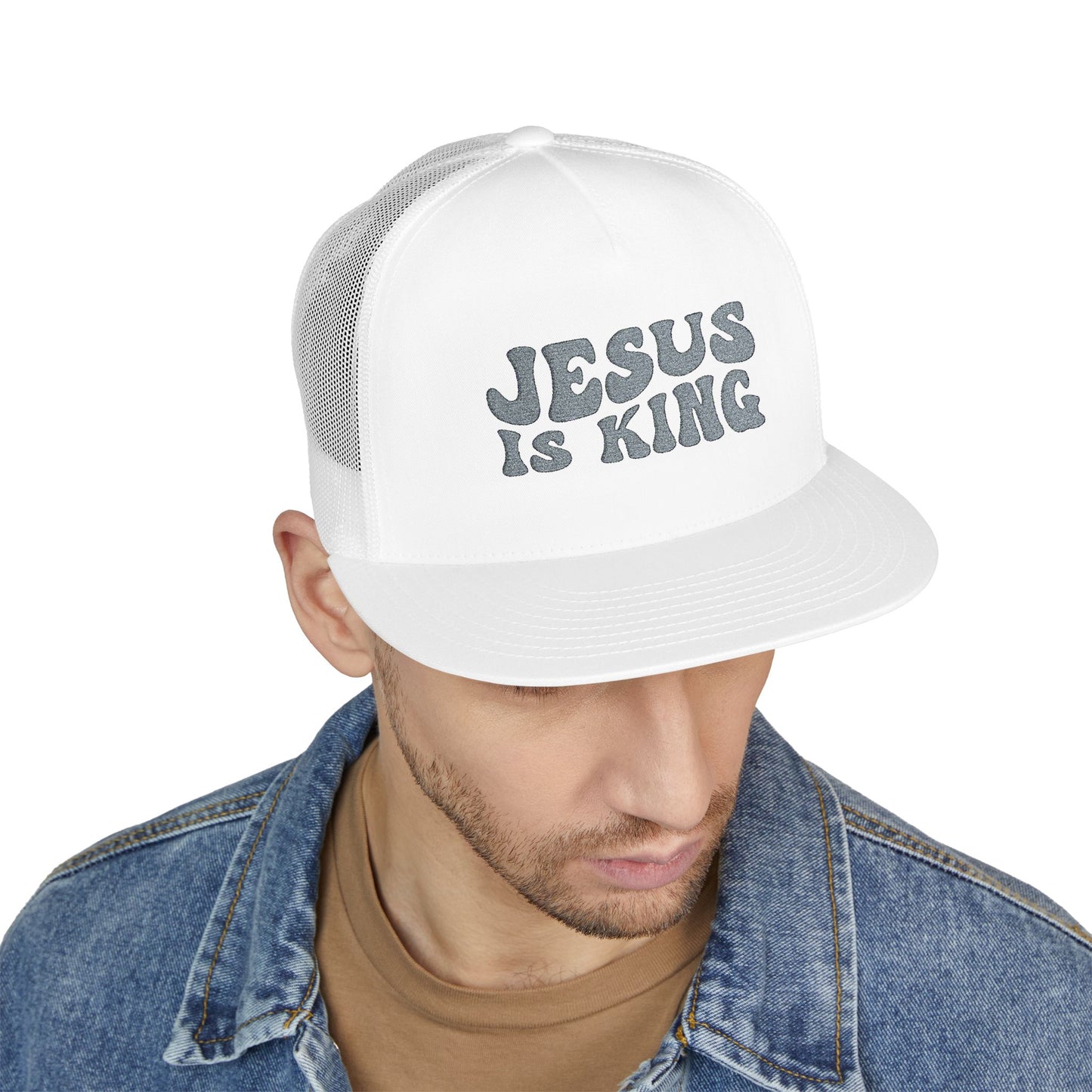 Jesus Is King Trucker Cap