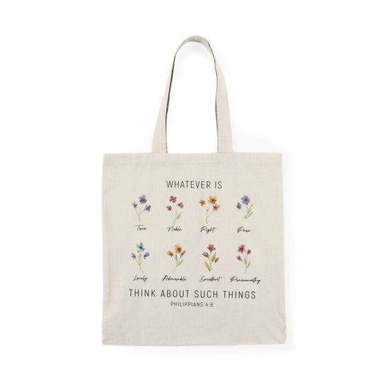 PHILIPPIANS 4:8 - Tote Bag