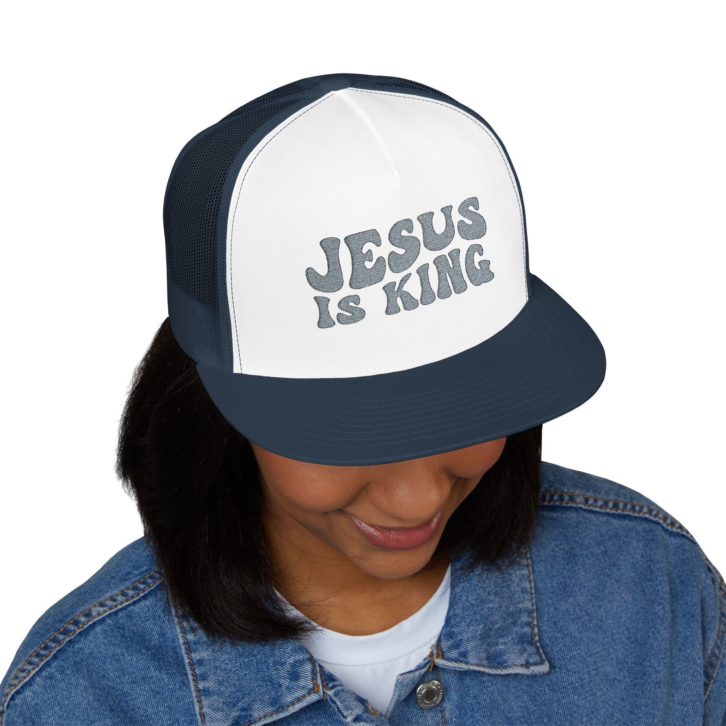 Jesus Is King Trucker Cap