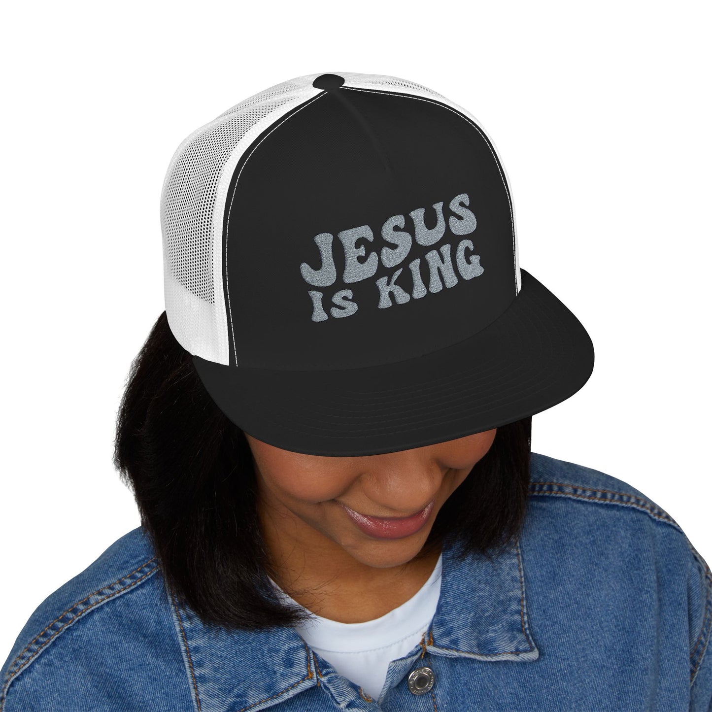 Jesus Is King Trucker Cap