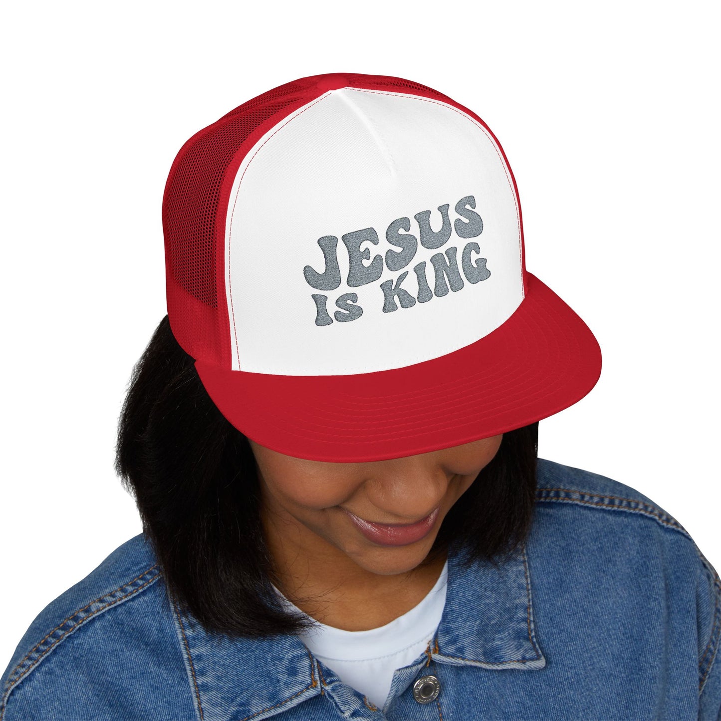 Jesus Is King Trucker Cap