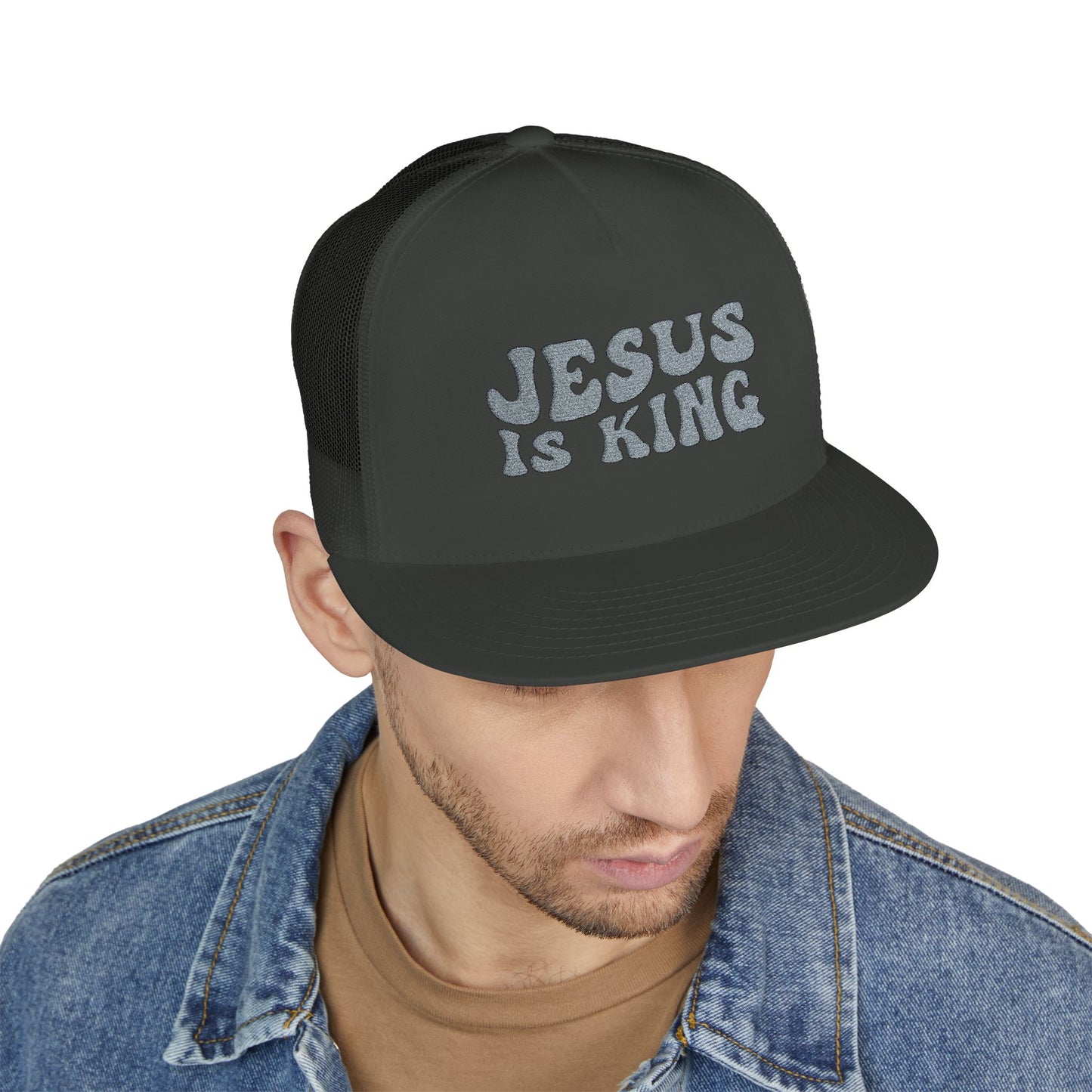 Jesus Is King Trucker Cap