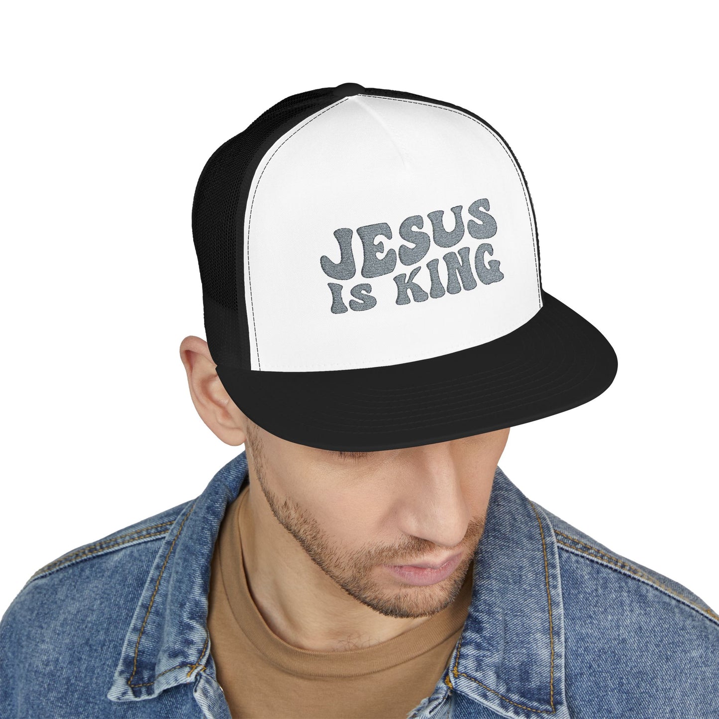 Jesus Is King Trucker Cap