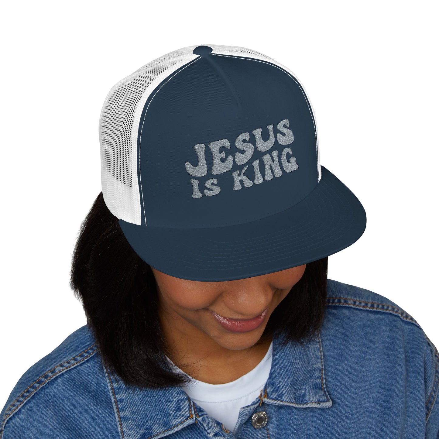 Jesus Is King Trucker Cap
