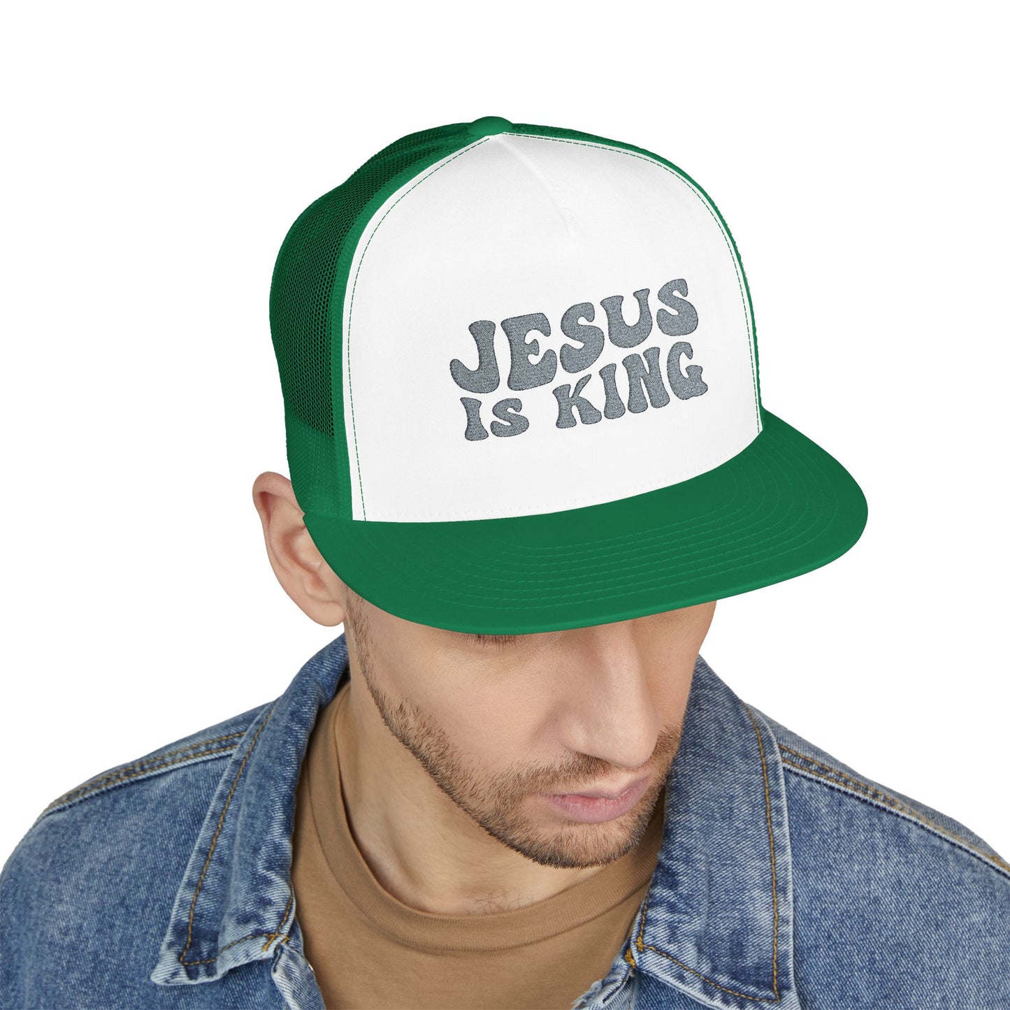 Jesus Is King Trucker Cap