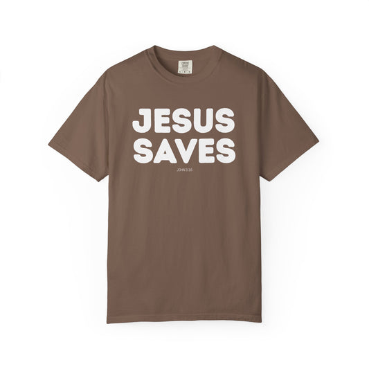 JESUS SAVES - Christian Unisex T-shirt -