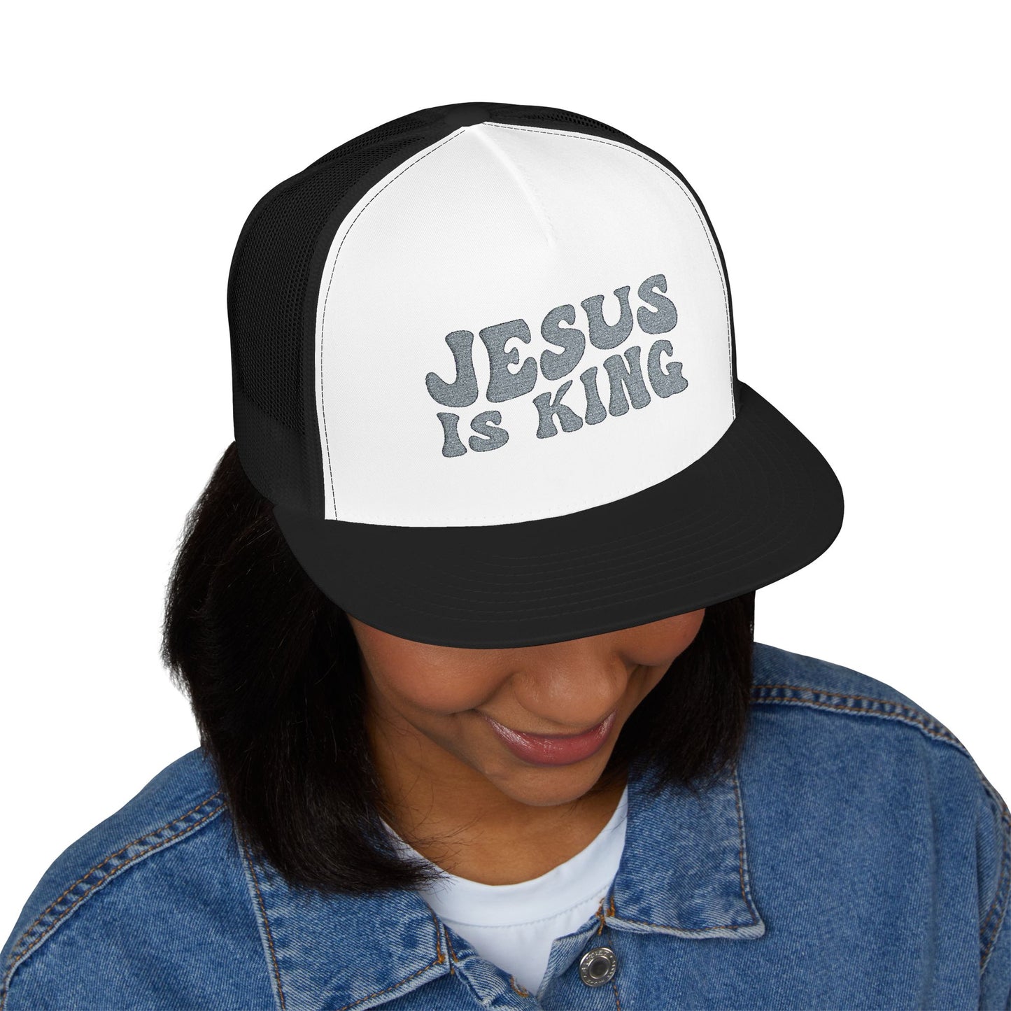Jesus Is King Trucker Cap