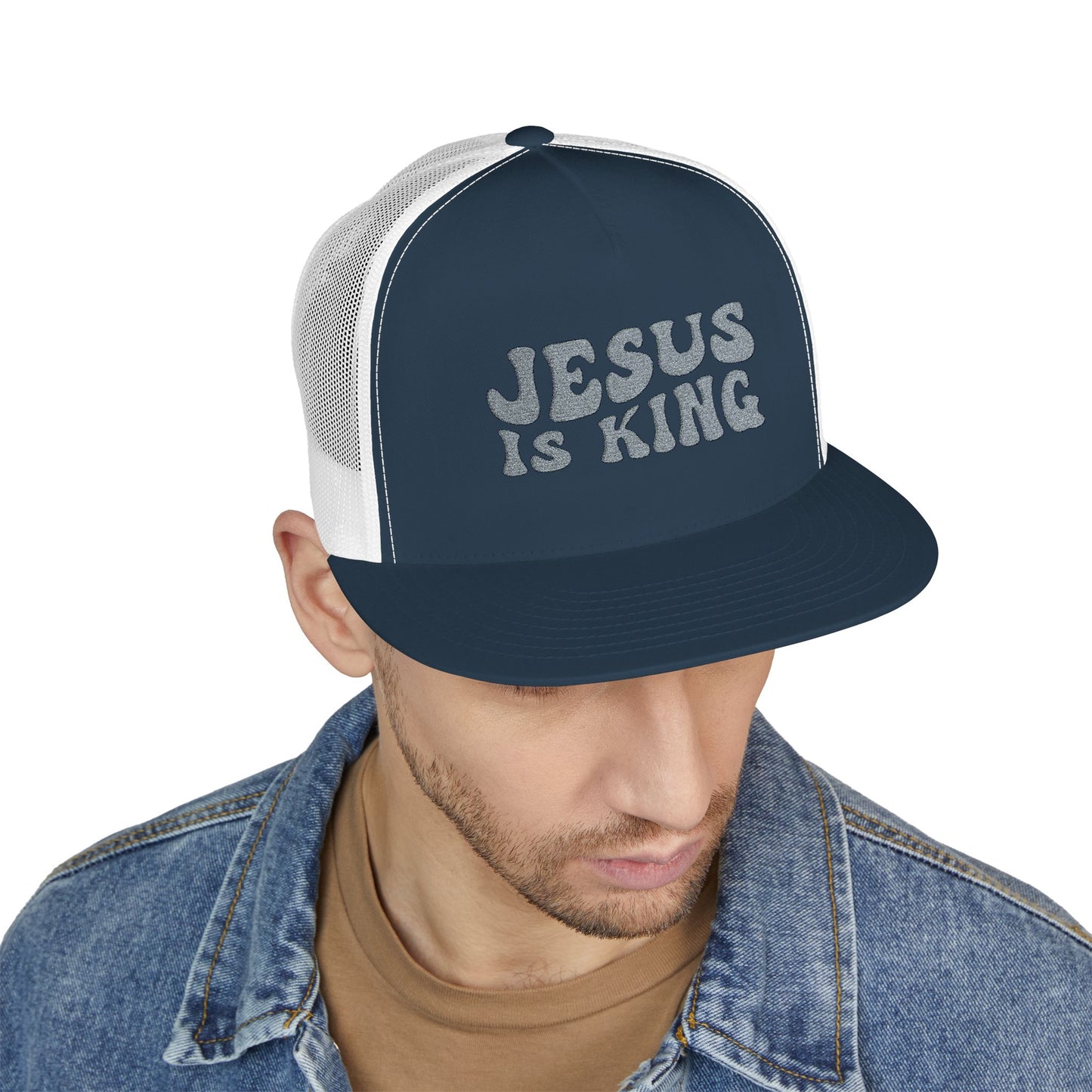 Jesus Is King Trucker Cap