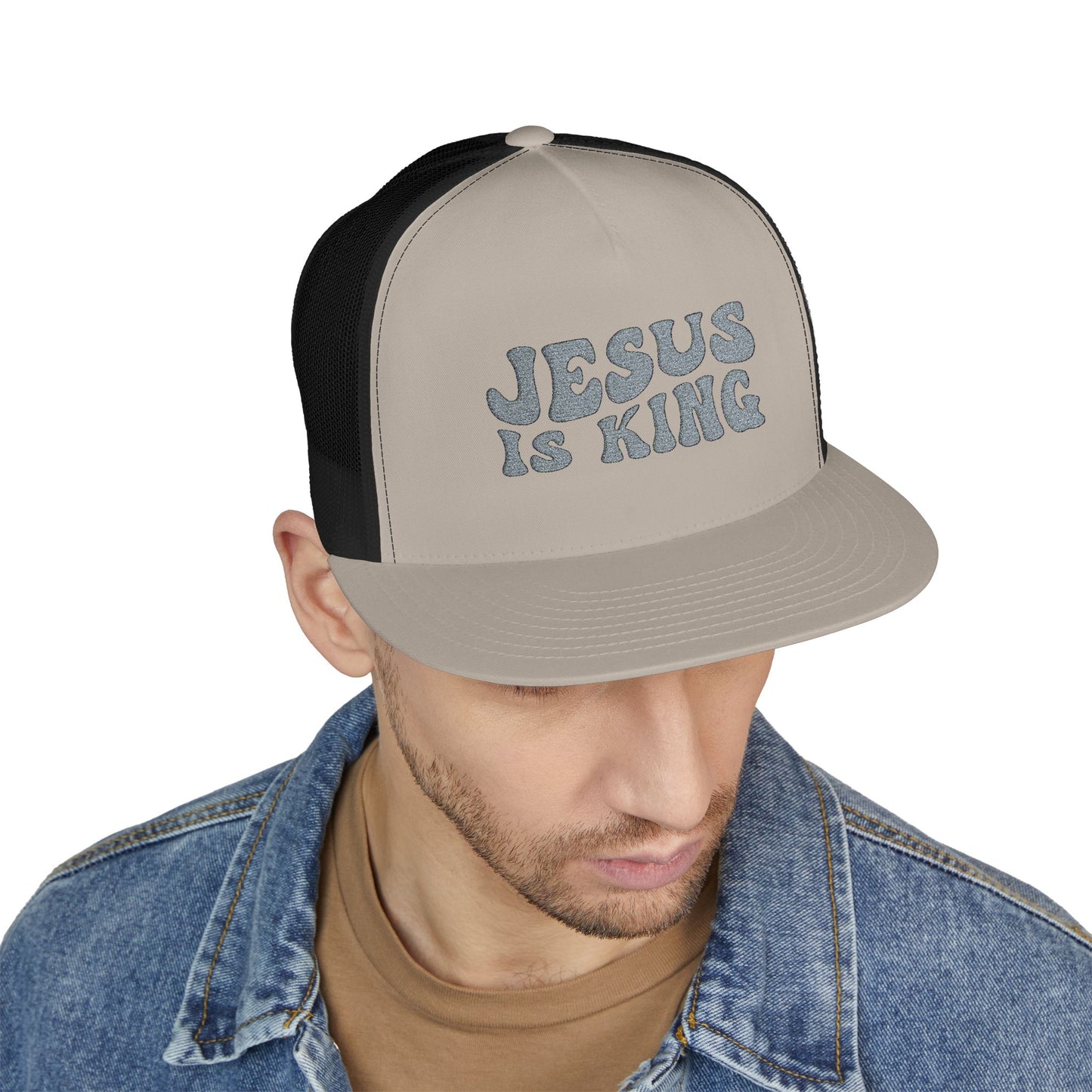 Jesus Is King Trucker Cap